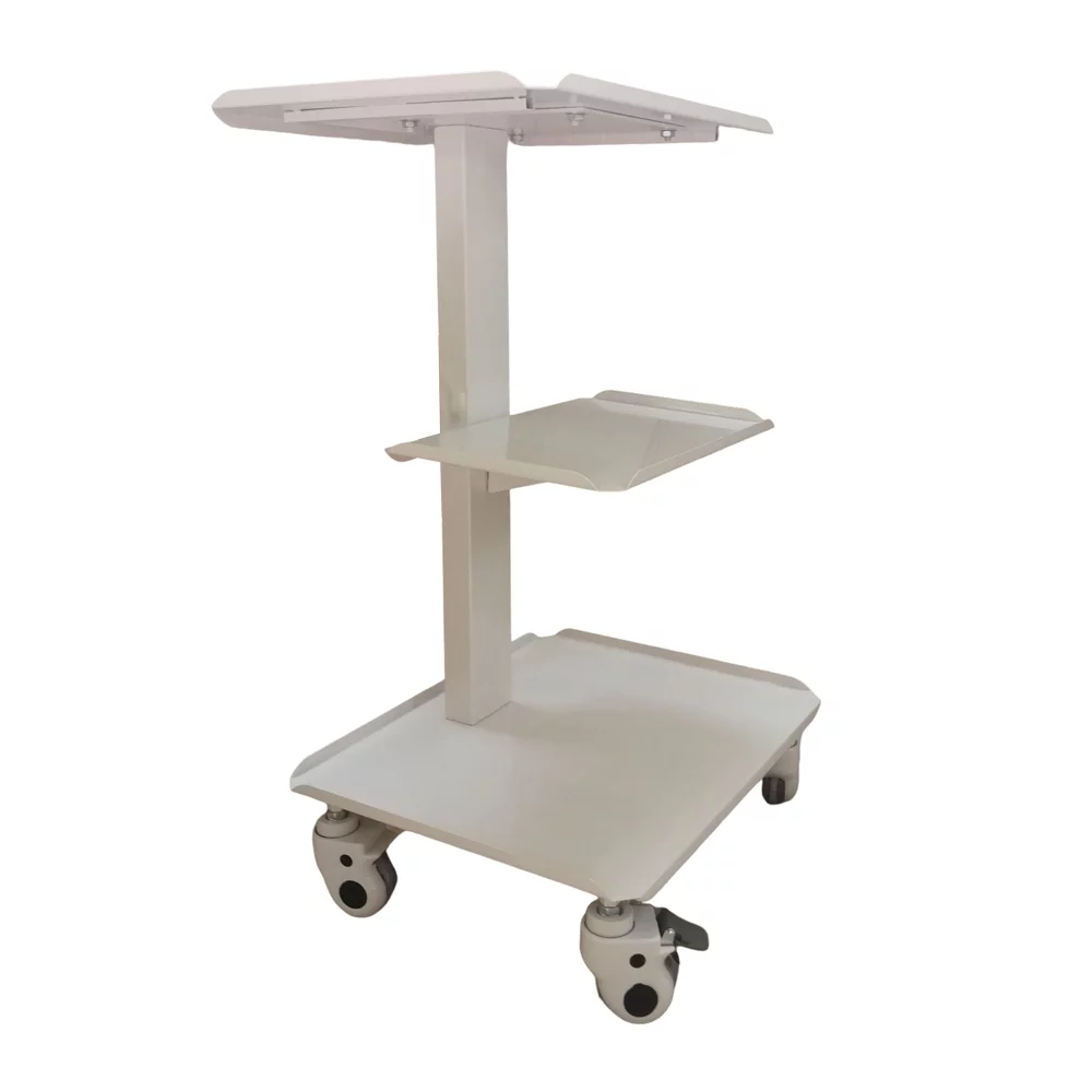 INTSUPERMAI Mobile Steel Cart 3 Layers Medical Cart Mobile Trolley