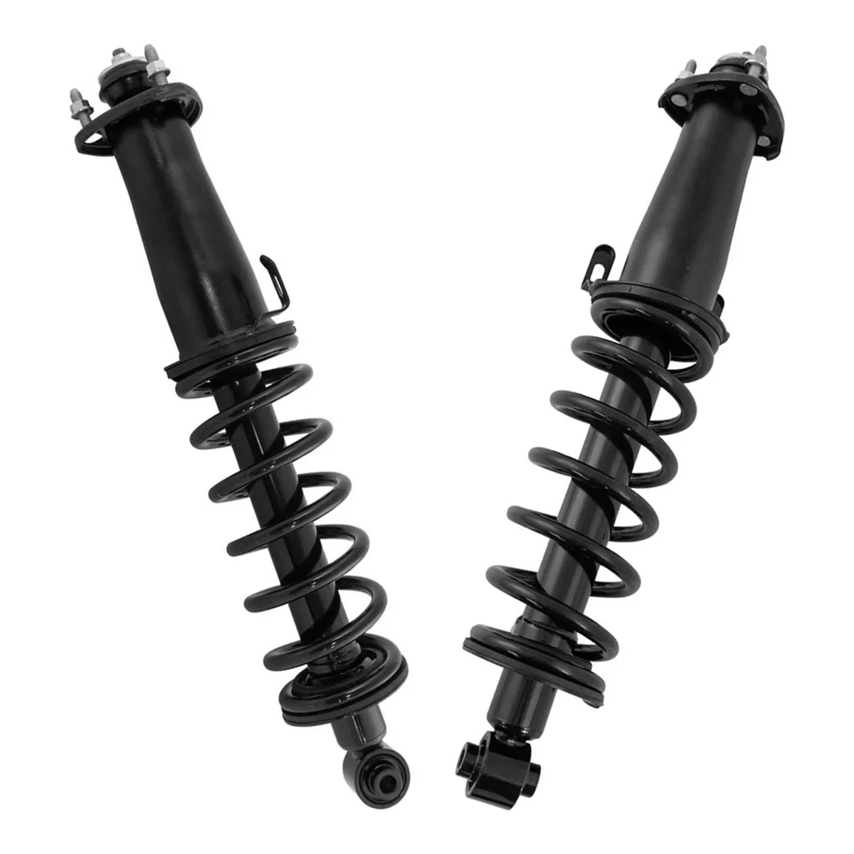 AutoShack Rear Complete Strut and Coil Spring Set of 2 Driver and Passenger Side Replacement for