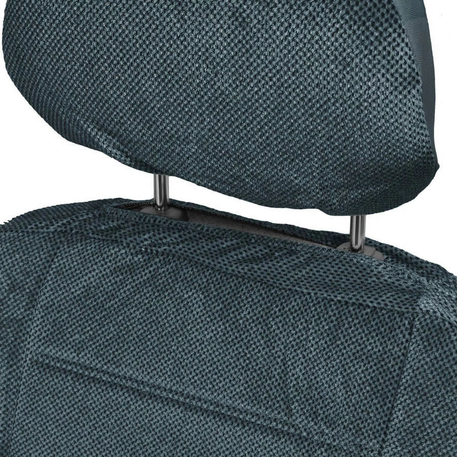 BDK Regal Dotted Cloth Car Seat Covers, 9pc, Front and Rear Full Set, Low Back