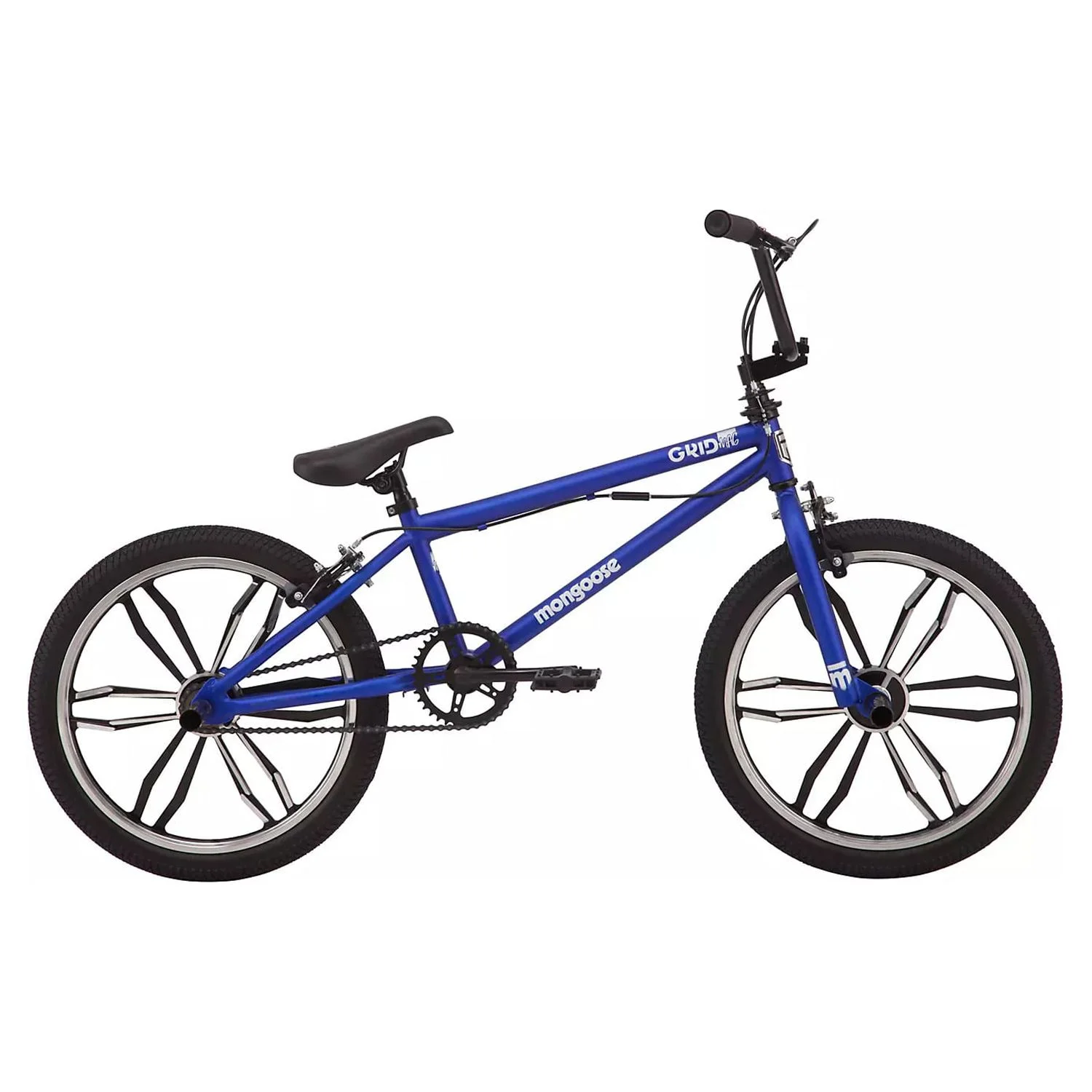 Mongoose Grid Boy's Freestyle Bicycle Mag, Blue