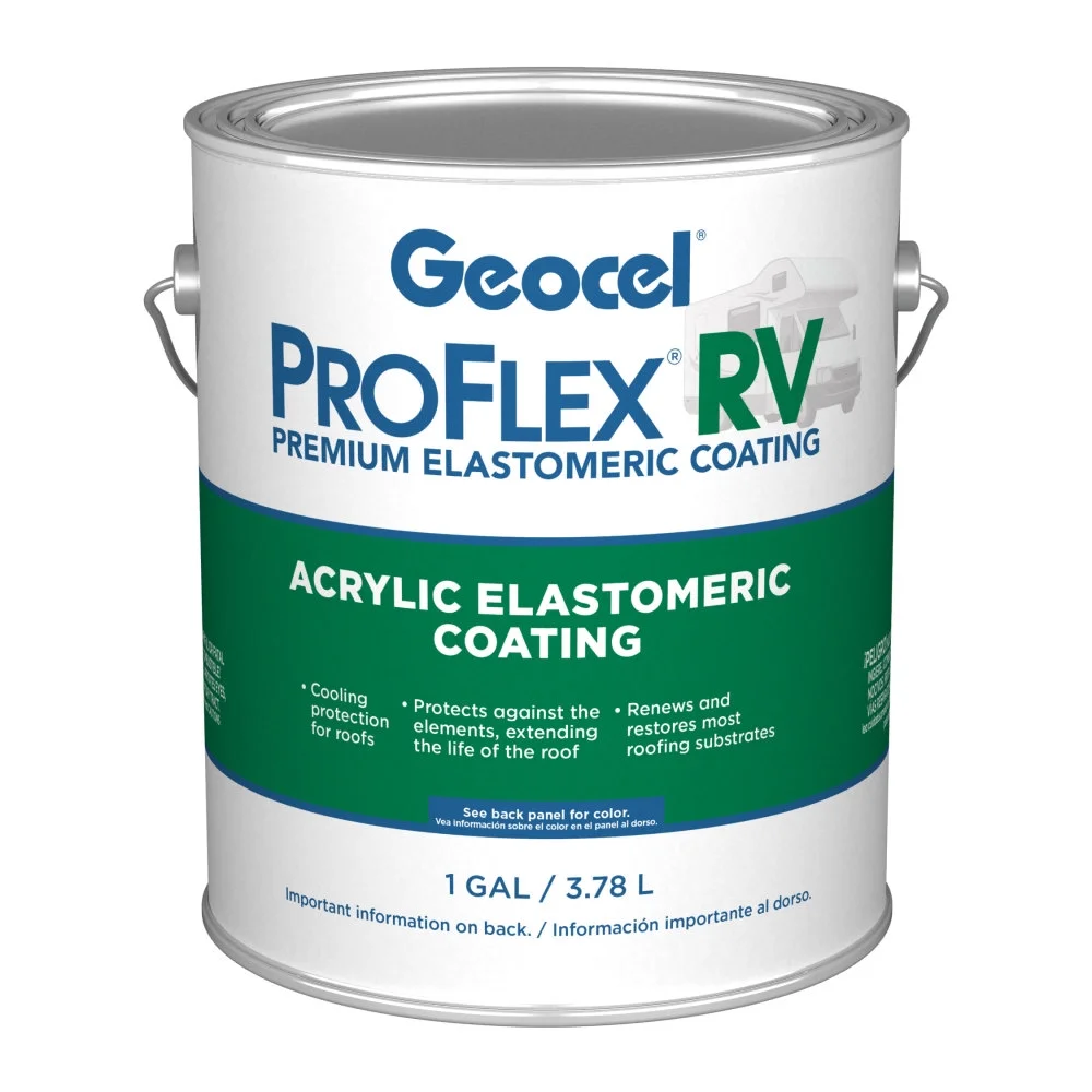 Geocel KSRV41300-16 Pro Flex RV Elastomeric Roof Coating - Gallon