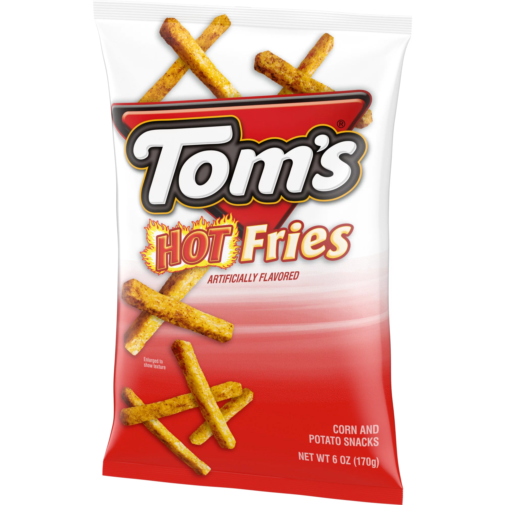 Tom's Hot Fries, 6 oz Bag