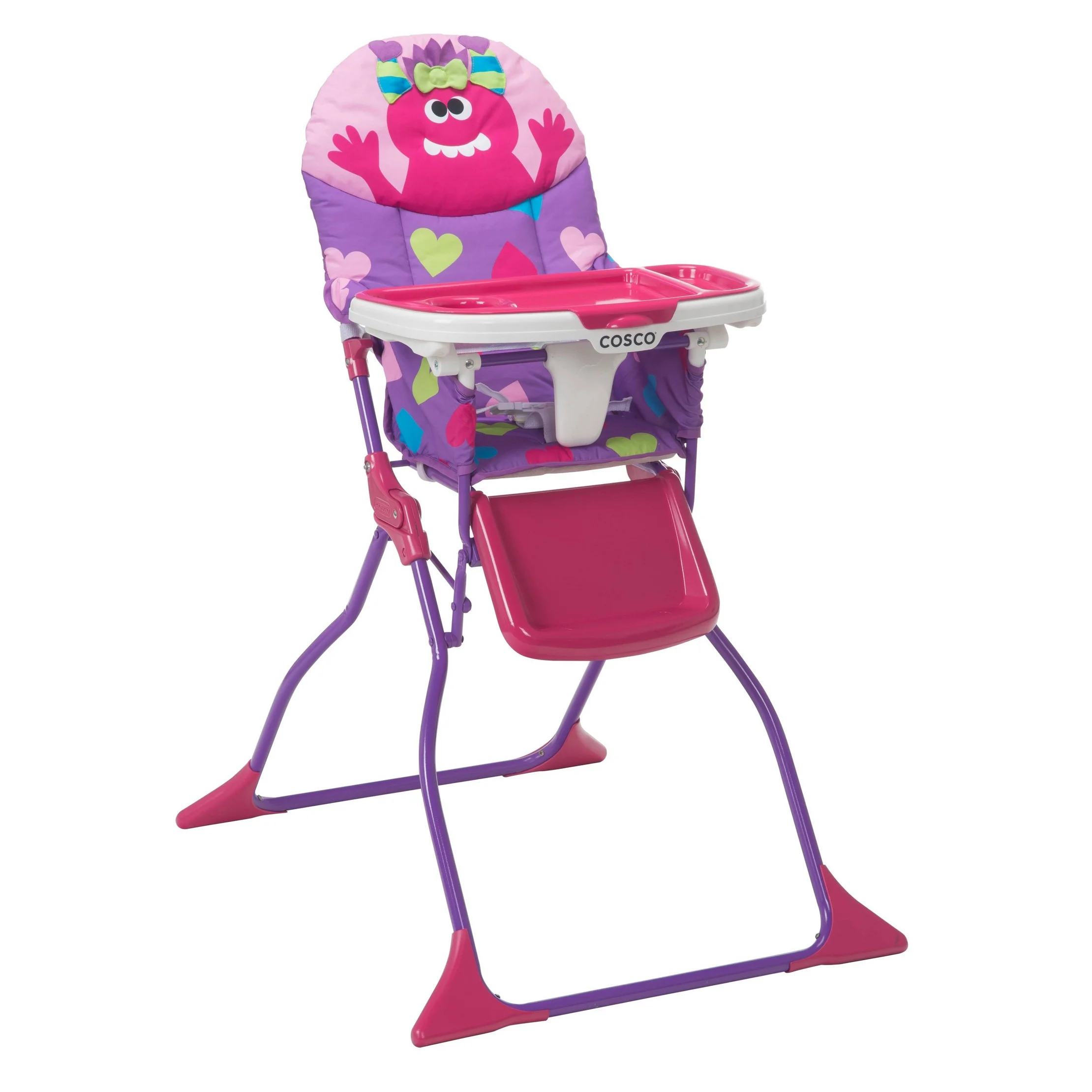 Simple Fold Deluxe High Chair - Pink