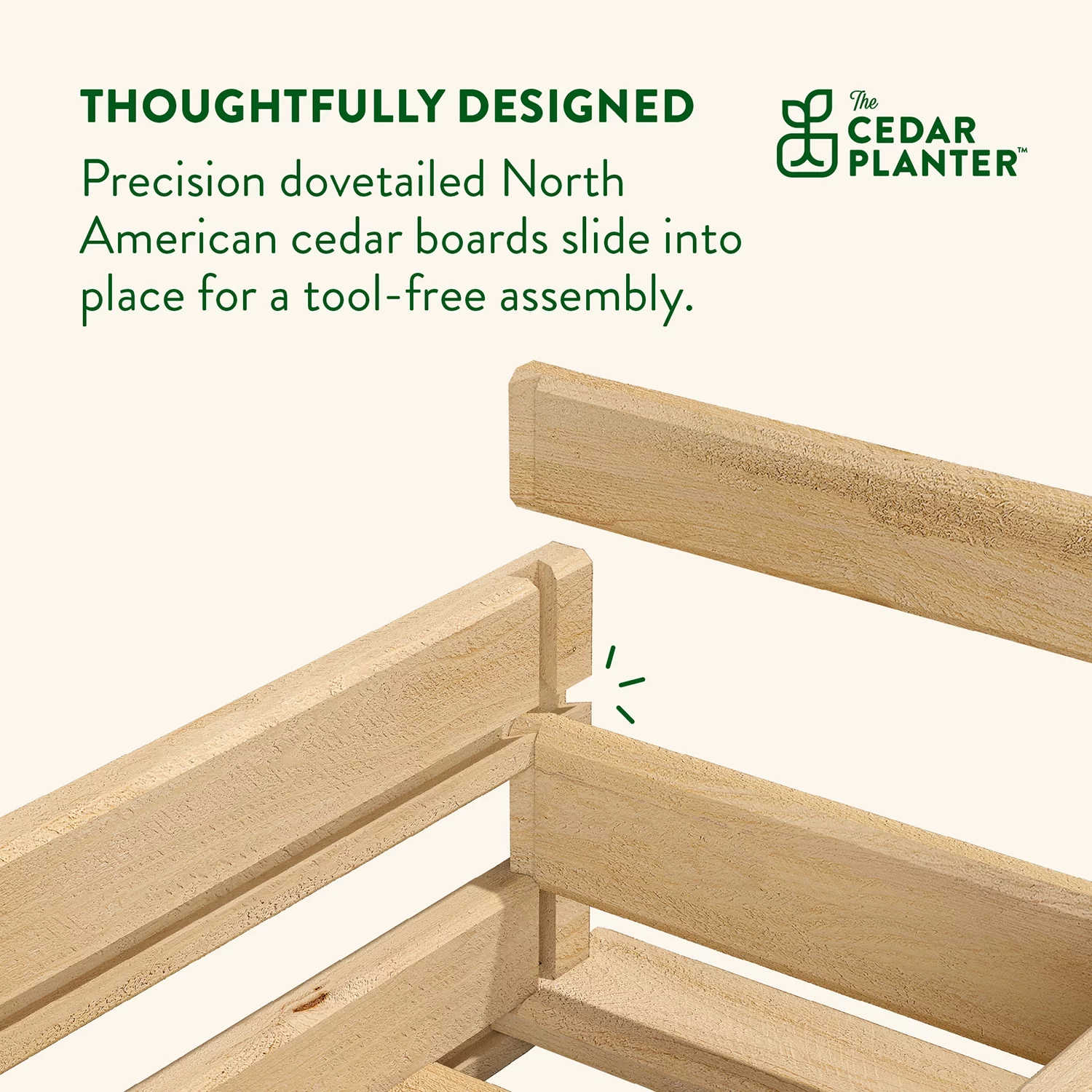Greenes Fence 21 in. x 11 in. x 7 in. Cedar Wood Planter Box with Wall Mount Brackets
