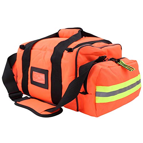 Luminary Modular First Responder Bag Large Capacity Fully Stocked Medical Supplies EMS EMT Paramedic First Care Provider Reflective Trauma Kit