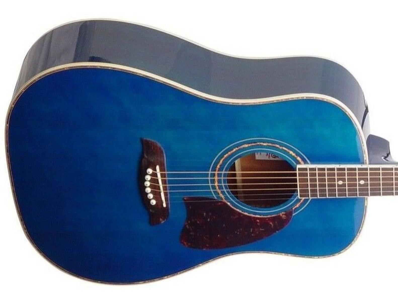 Oscar Schmidt OG2TBL Acoustic Guitar - Blue