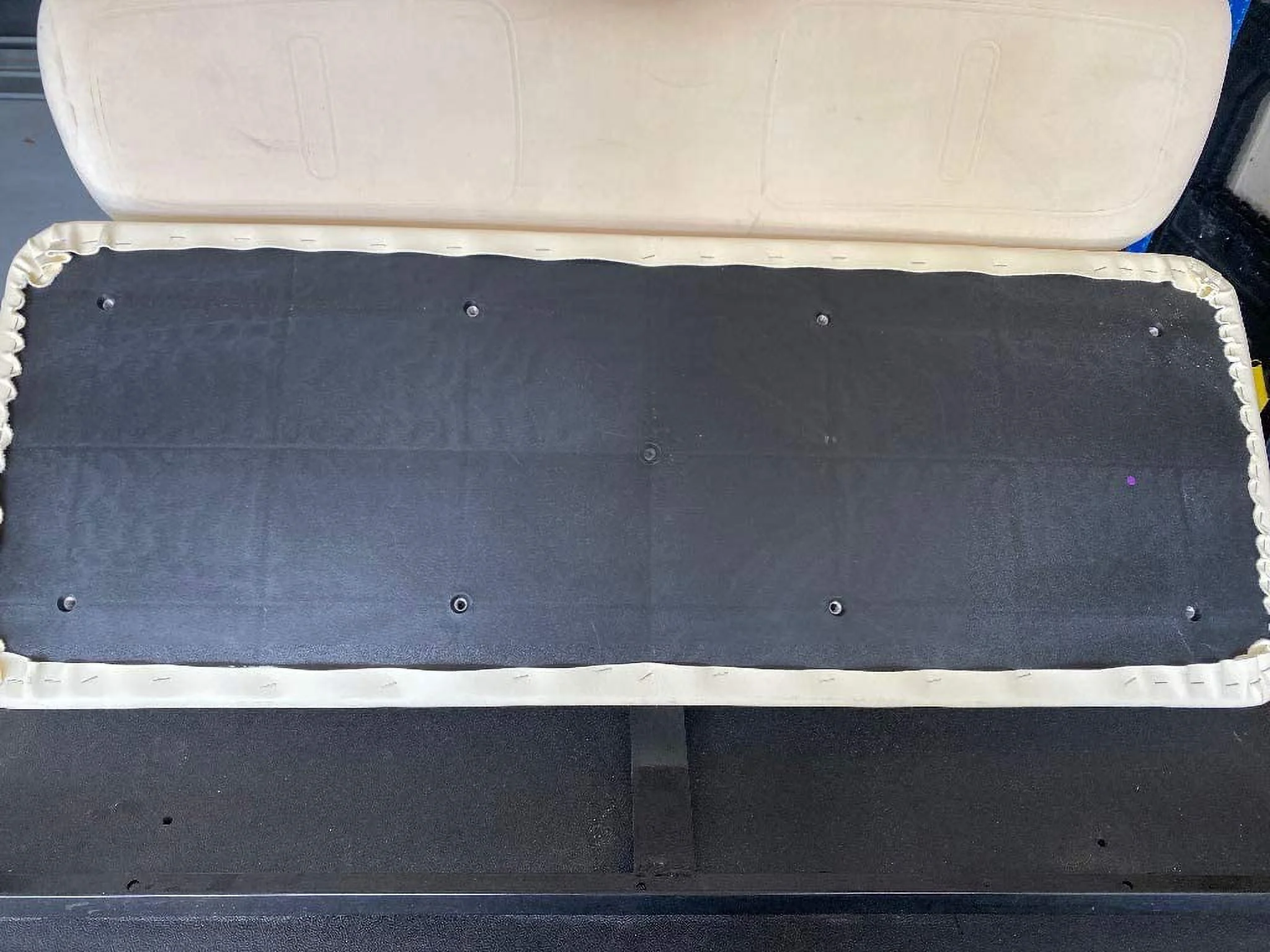 Replacement Oyster Golf Cart GTW Rear Flip Seat Cushions Club Car EZGO Yamaha