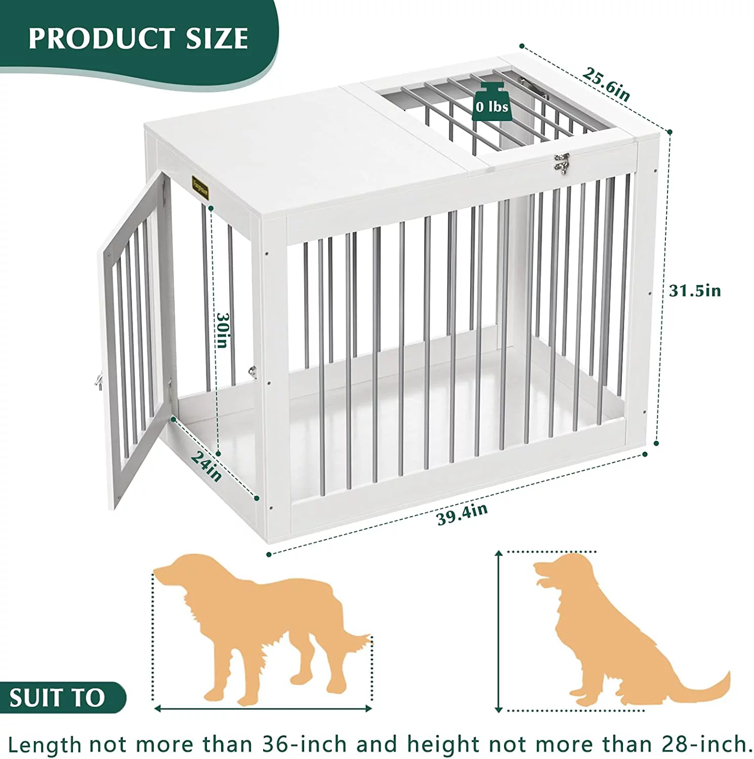 Furpezoo Dog Crate,40