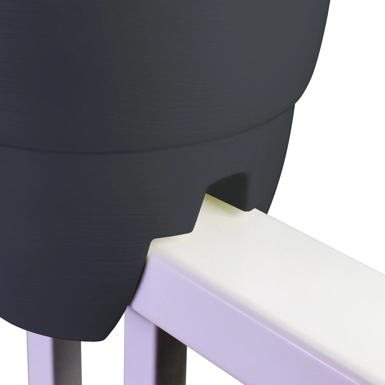 Bloomers Railing Planter with Drainage Holes – 24