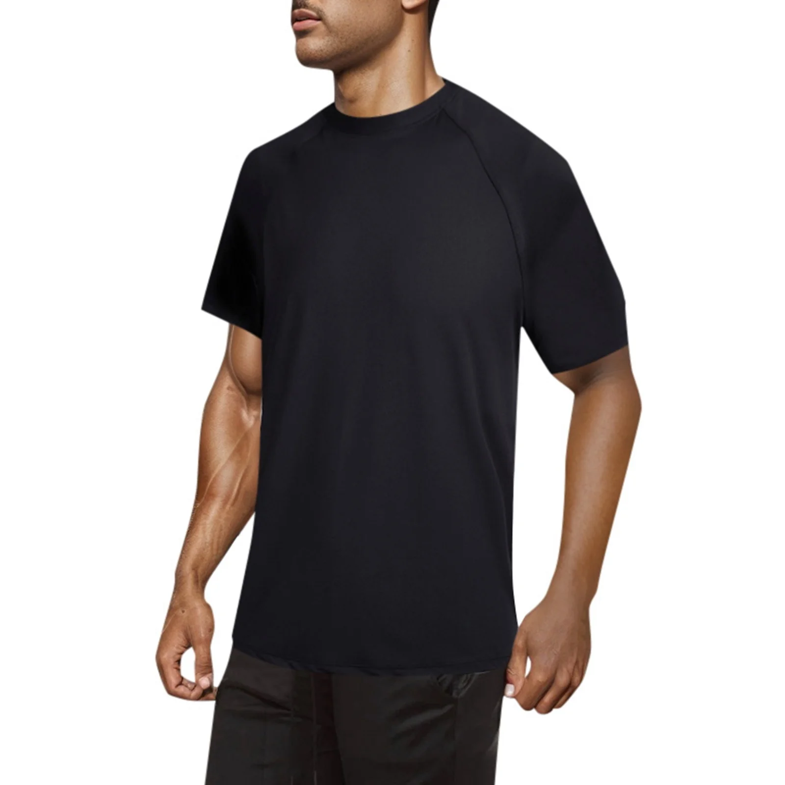 toraway Men's Dress Shirts Men's Upf 50+ Swim Tee Short Sleeve Running Shirt Swimwear Swim Hiking Workout Shirts XXL