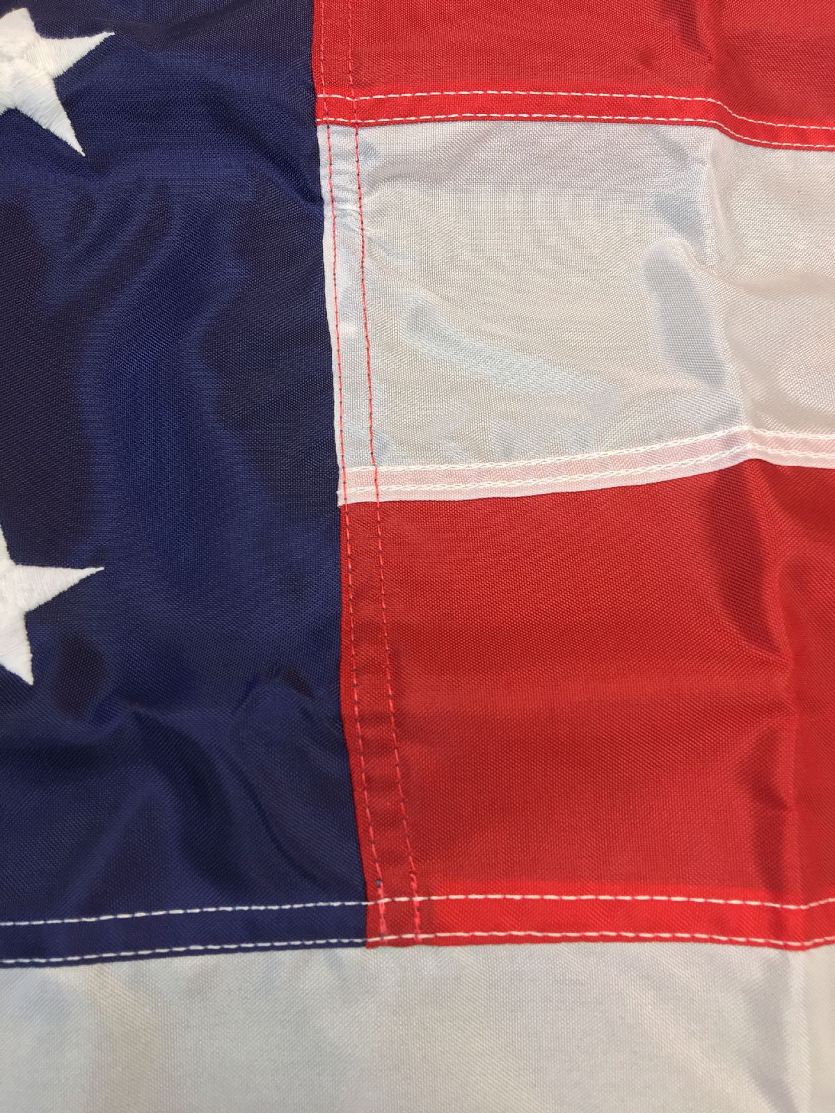 4x6 American Nylon Embroidered Flag United States Banner Sewn Stripe Made in USA