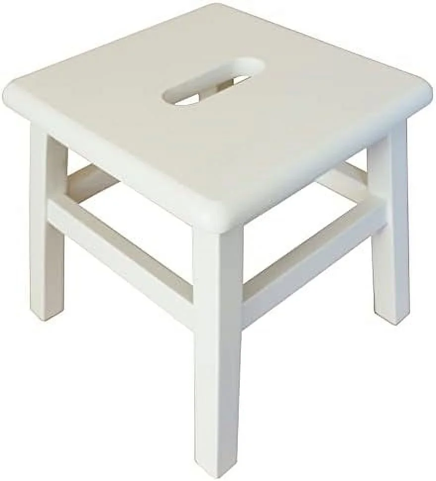 ZFGSUIJN Solid Hardwood Step Stool  12.25 Inches  Unfinished