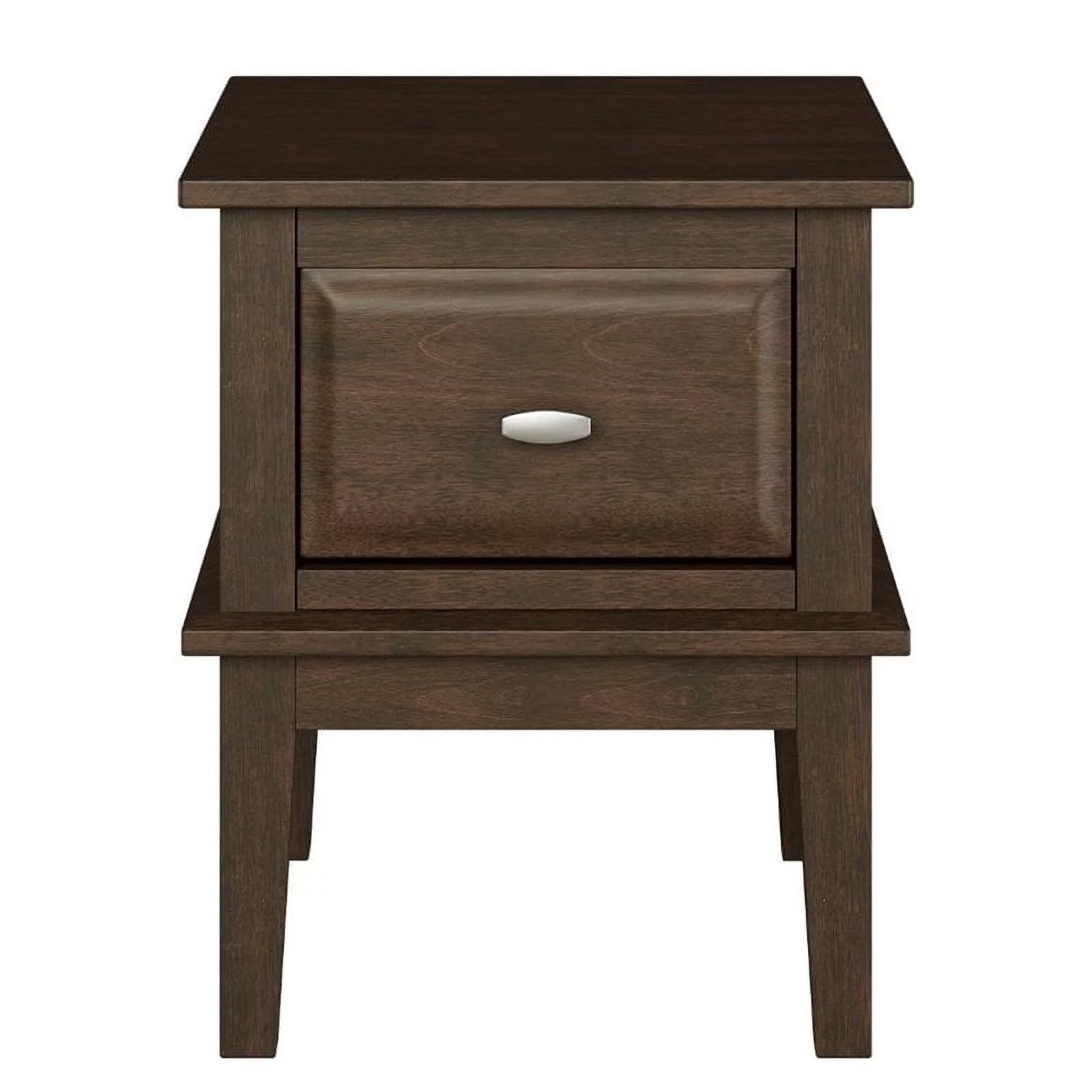 Lexicon Minot Wood 1 Drawer End Table in Cherry