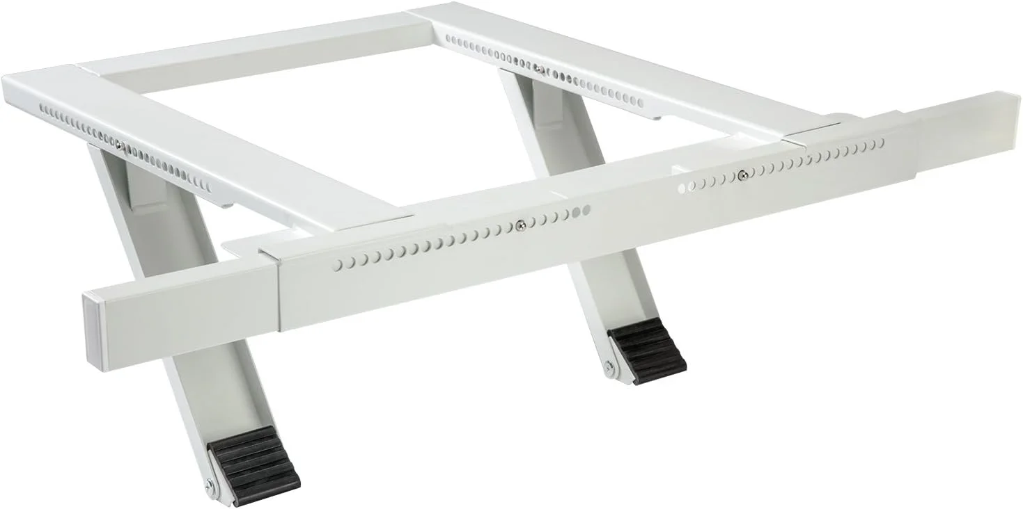 Air Conditioner Support Bracket, No Tools or Drilling Required – Easy to Install Universal Window AC Mount – Heavy Duty Steel, Holds Up to 200lbs – Fits Single Or Double Hung Windows