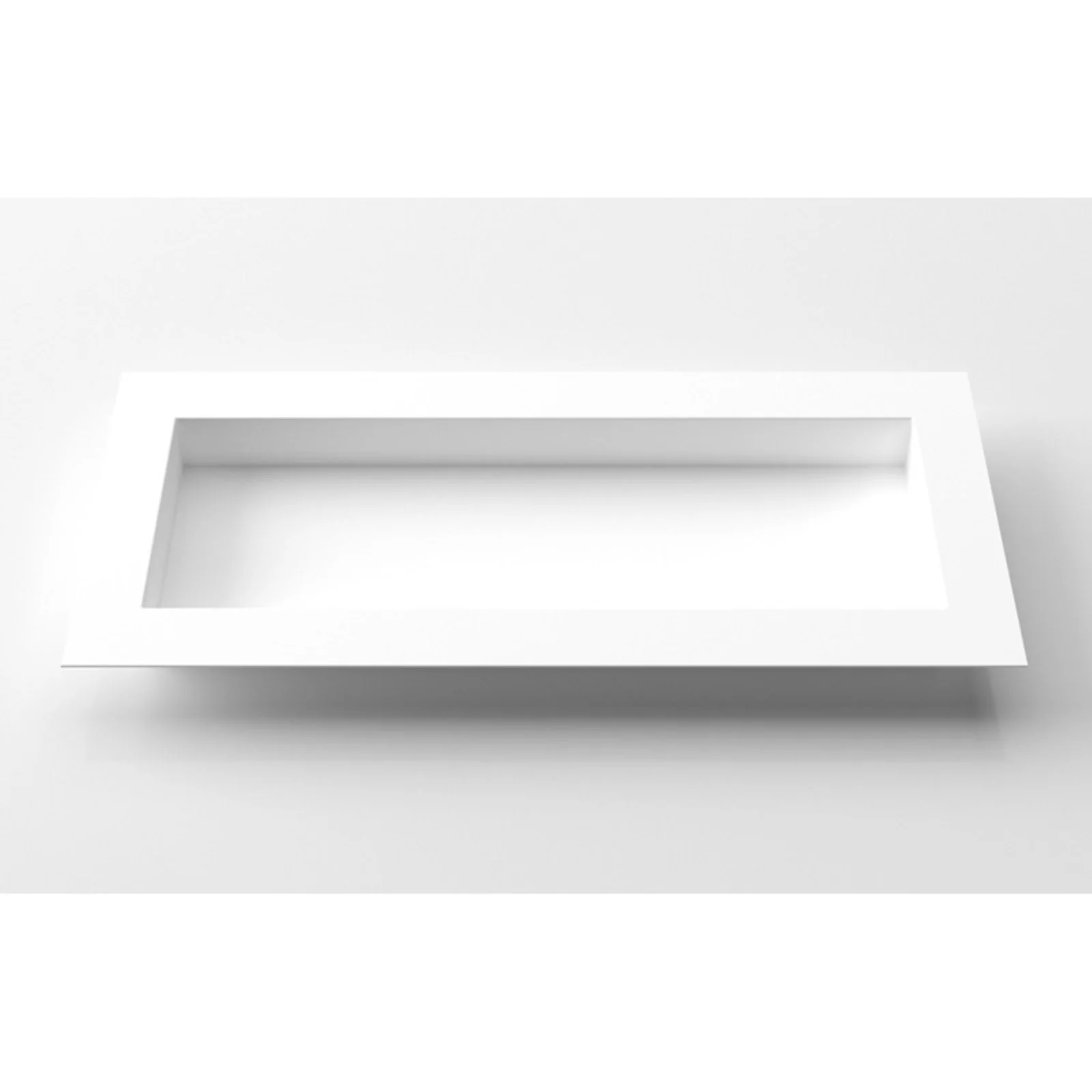 Veradek Geo Series Flat Planter - White