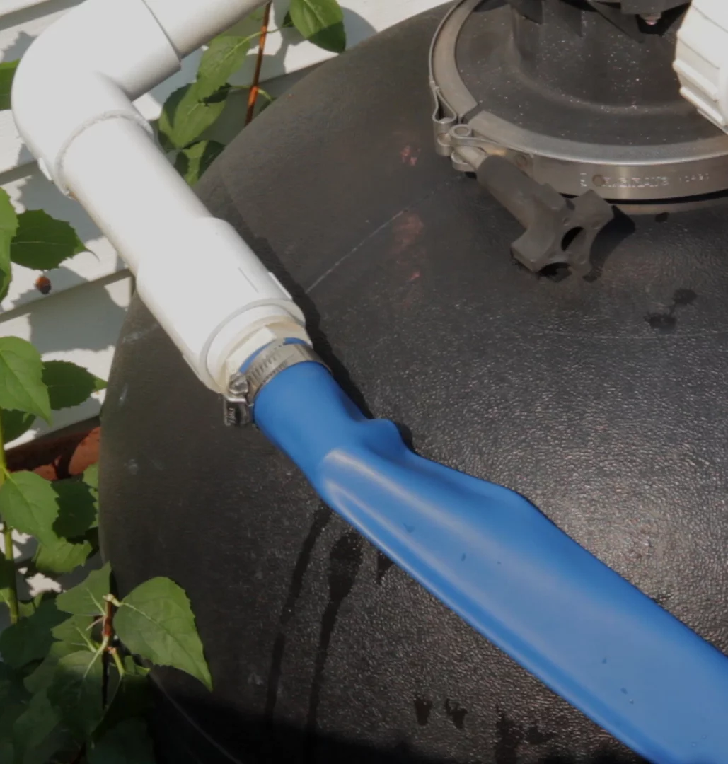 Swimming Pool Backwash Discharge Hose Reel - Fits 100' x 1-1/2