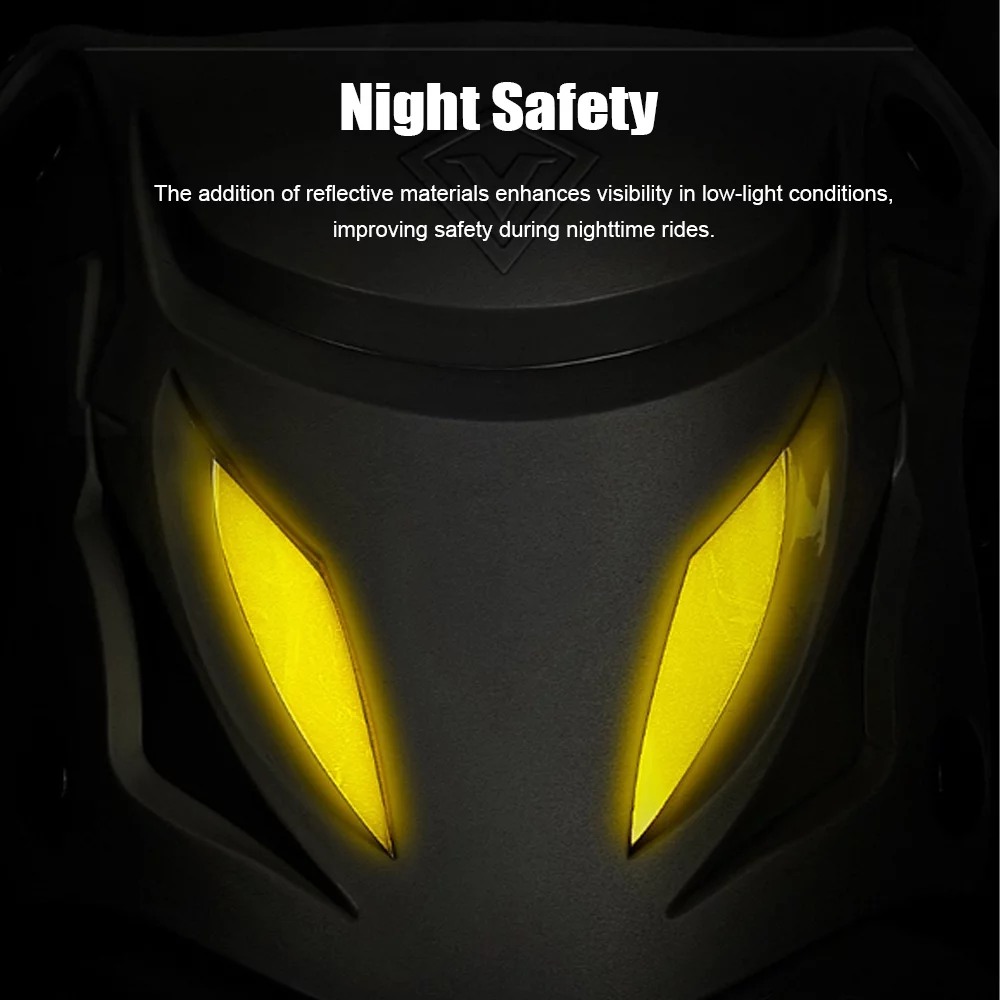 Knee Pad 4pcs Knee and Elbow Guards Shin Protector Pads Motorcycle Riding Protective Gear Breathable & Impact Resistant for Adults Men Women