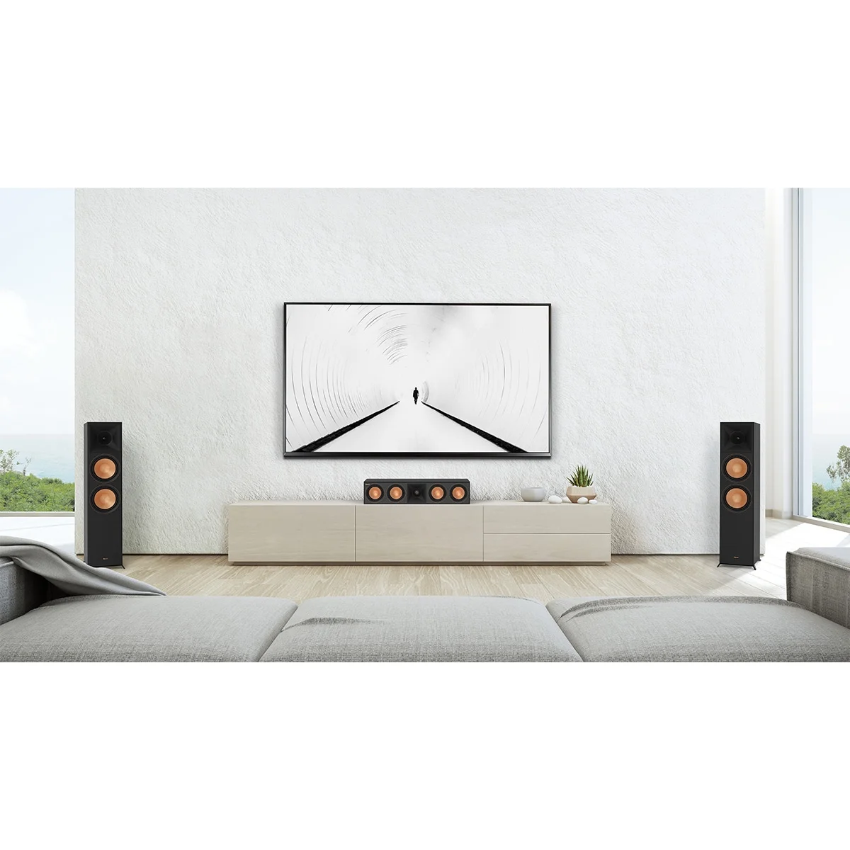 Klipsch RP-8060FA II Reference Premiere Floorstanding Speaker with Dolby Atmos - Each (Ebony)