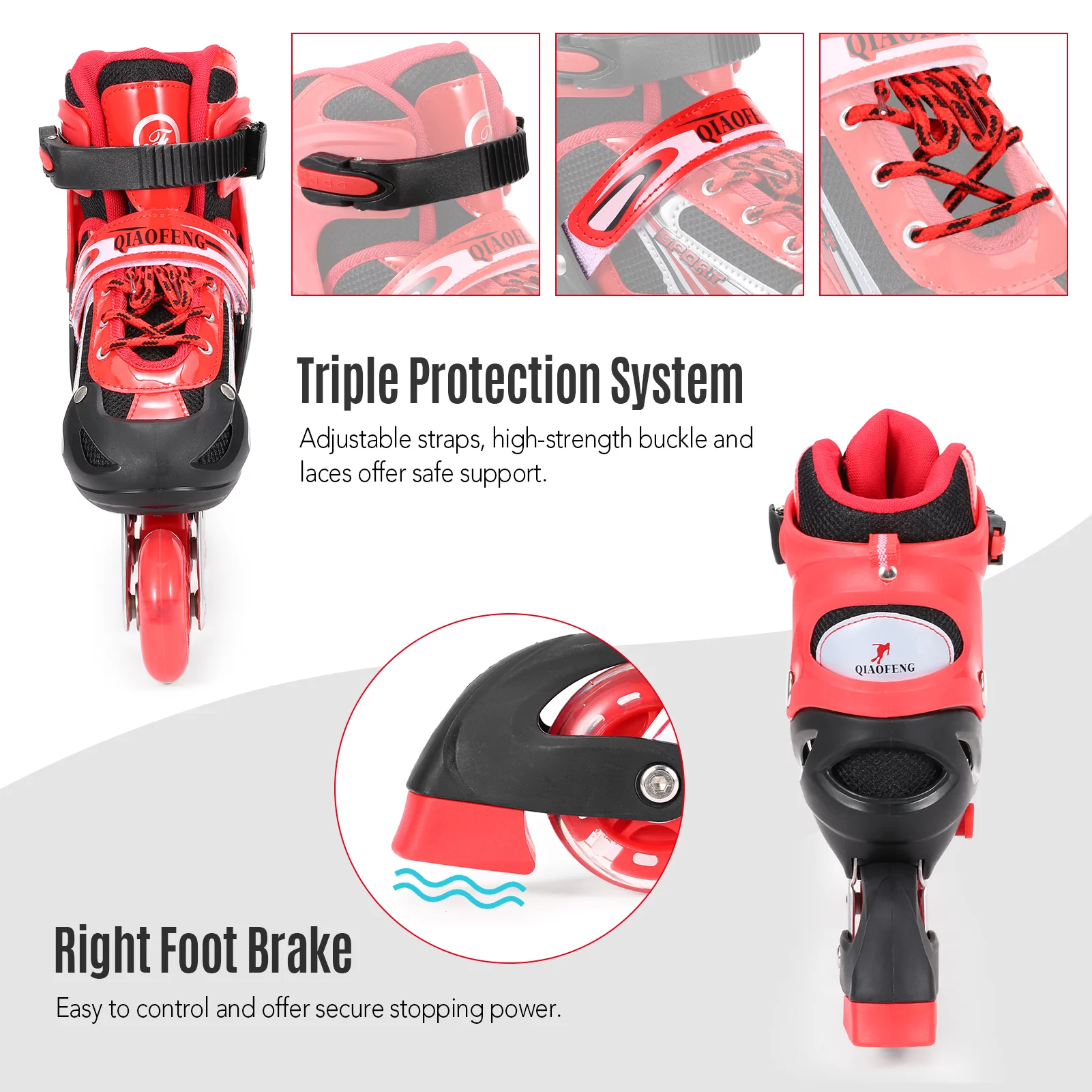 Dadypet Inline Skates,Adjustable Inline Up Wheels Kids Men Inline Up Wheels Men Women SIUKE Women(S) BUZHI