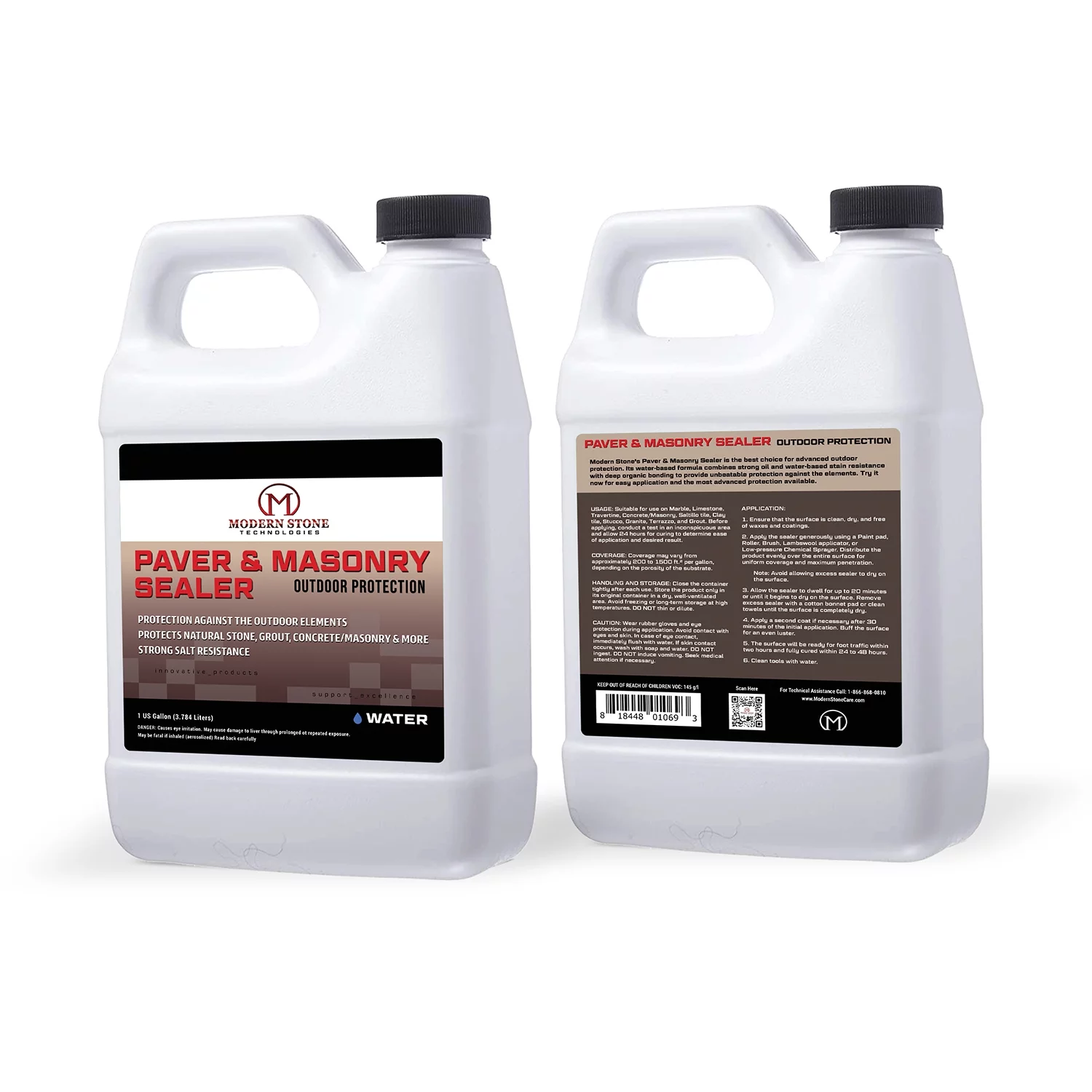 Modern Stone Paver & Masonry Sealer - Ultimate Outdoor Protection | Water-Based Formula