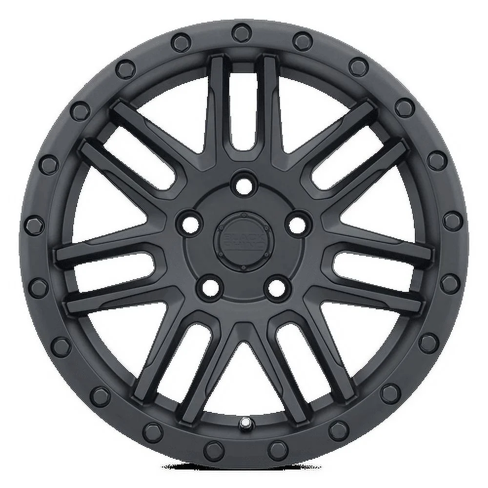 Black Rhino Cast Aluminum Rim BRACH 17X9.5 5X5.0 M-BLK -18MM, 1795ACH-85127B71