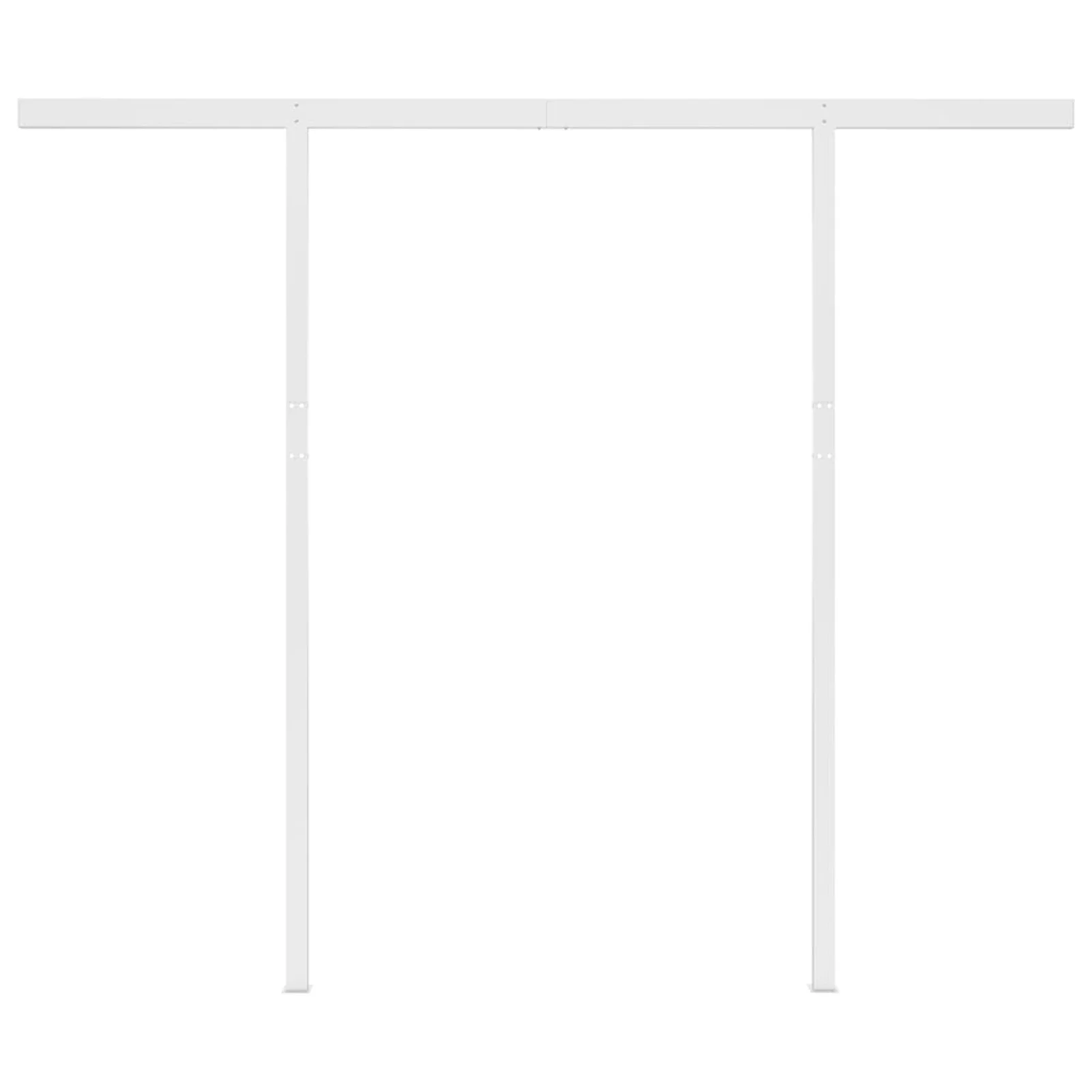 Automatic Retractable Awning with Posts 9.8'x8.2' Anthracite