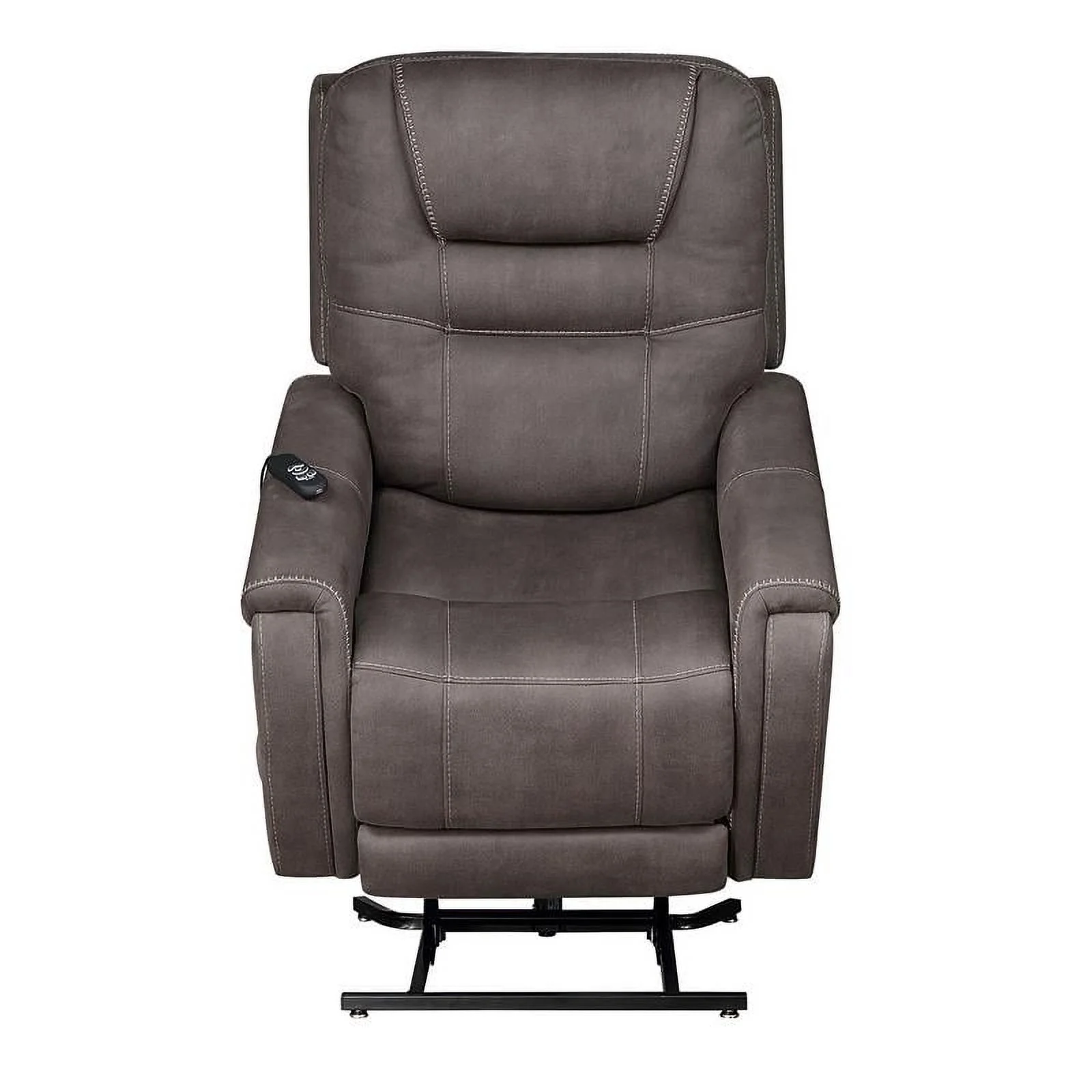 Bowery Hill Transitional Stone Microfiber Power Lift Chair with Heat