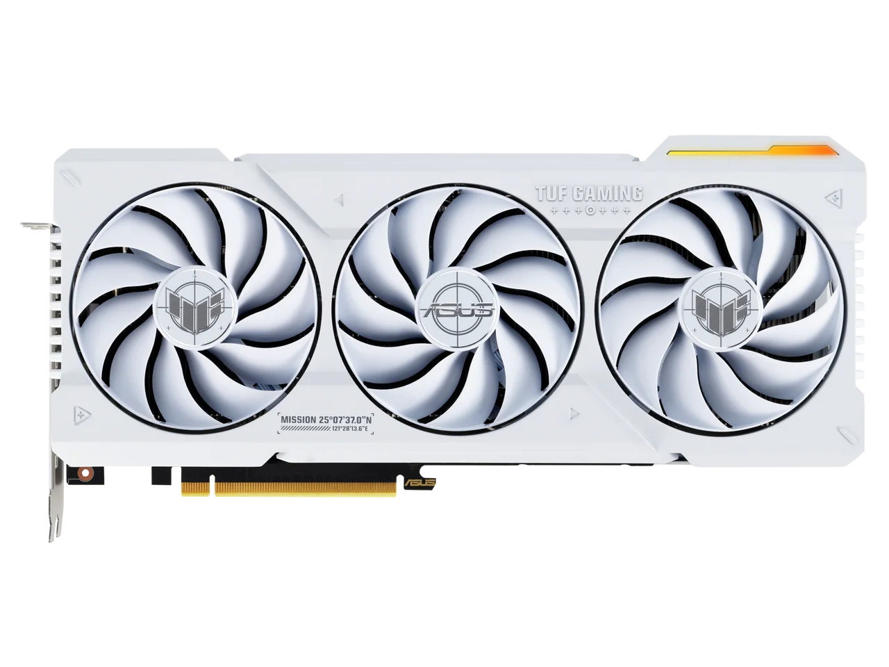 ASUS TUF Gaming NVIDIA GeForce RTX 4070 Ti SUPER White OC Edition Gaming Graphics Card (PCIe 4.0, 16GB GDDR6X, HDMI 2.1a, DisplayPort 1.4a) TUF-RTX4070TIS-O16G-WHITE-GAMING
