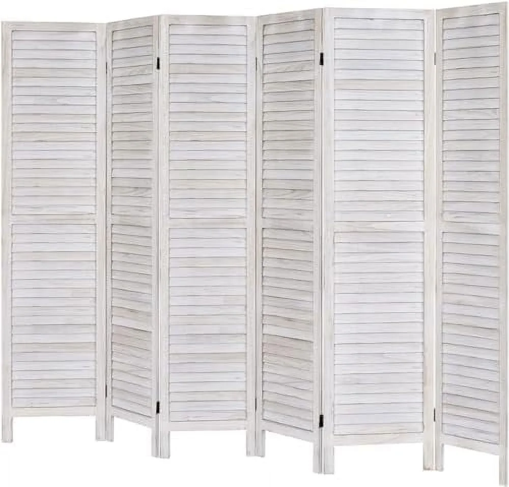 HYHBIBOOM RHF 8 Panel Room Divider Room Dividers and Folding Privacy Screens  Wood Privacy Screen Room Dividers  5.6 Ft Tall Room Divider Wall  Space Seperater Freestanding (8 Panel  Brow