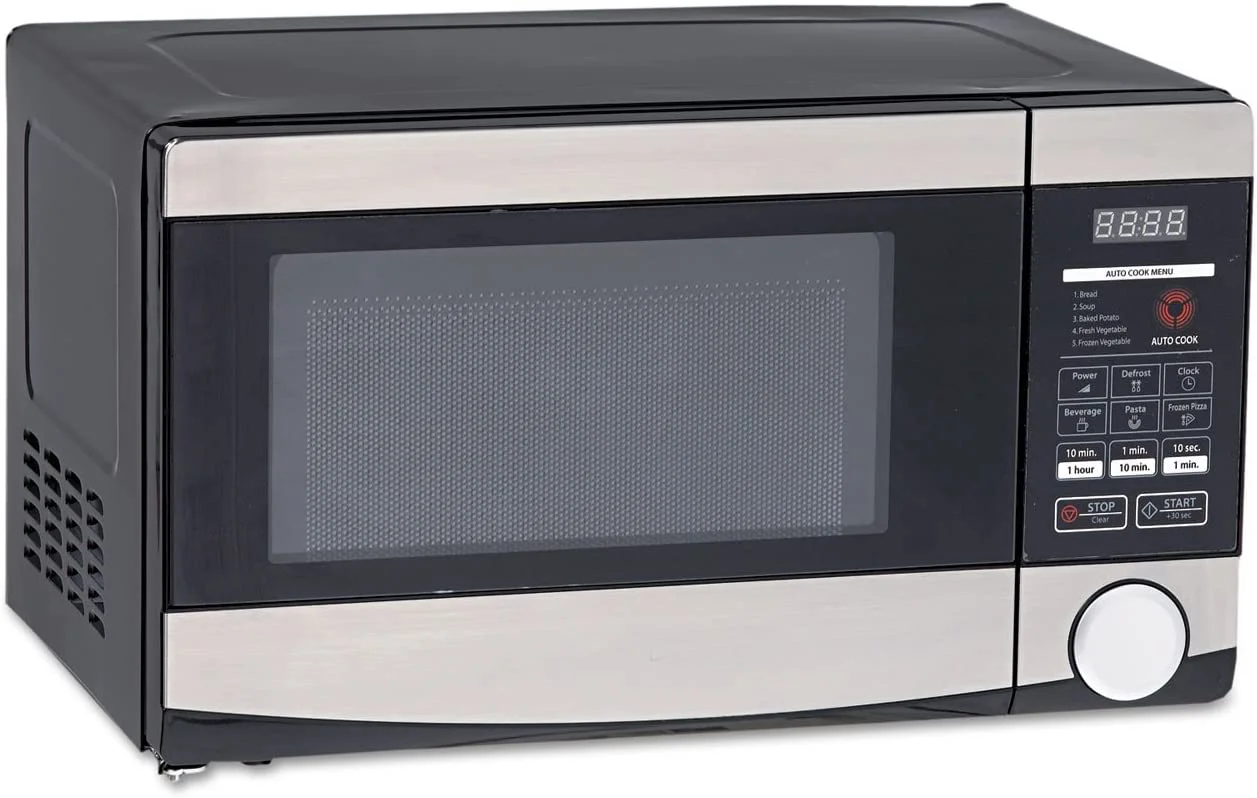 Avanti MO7103SST 0.7 Cu.ft Capacity Microwave Oven, 700 Watts, Stainless Steel and Black