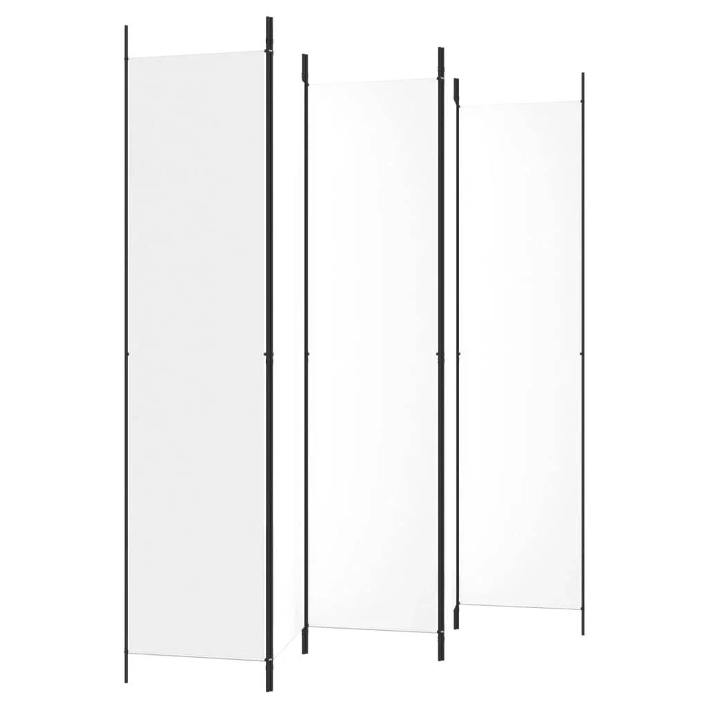 Anself 5-Panel Room Divider White 98.4