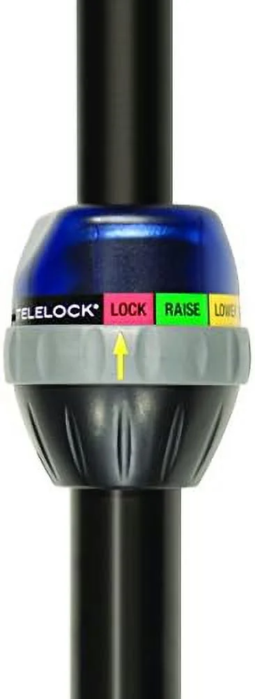 - Telelock Series Lift-Assist Aluminum Speaker Stand, W/ Speaker Adapter, Xtra Height, Leveling Leg