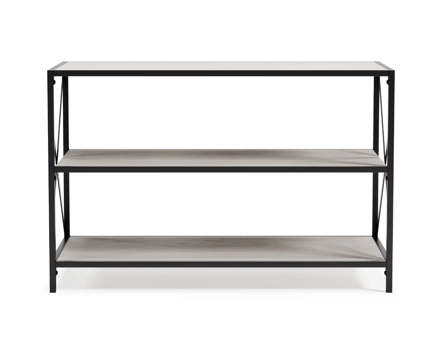 Signature Design by Ashley Casual Bayflynn Bookcase  White/Black