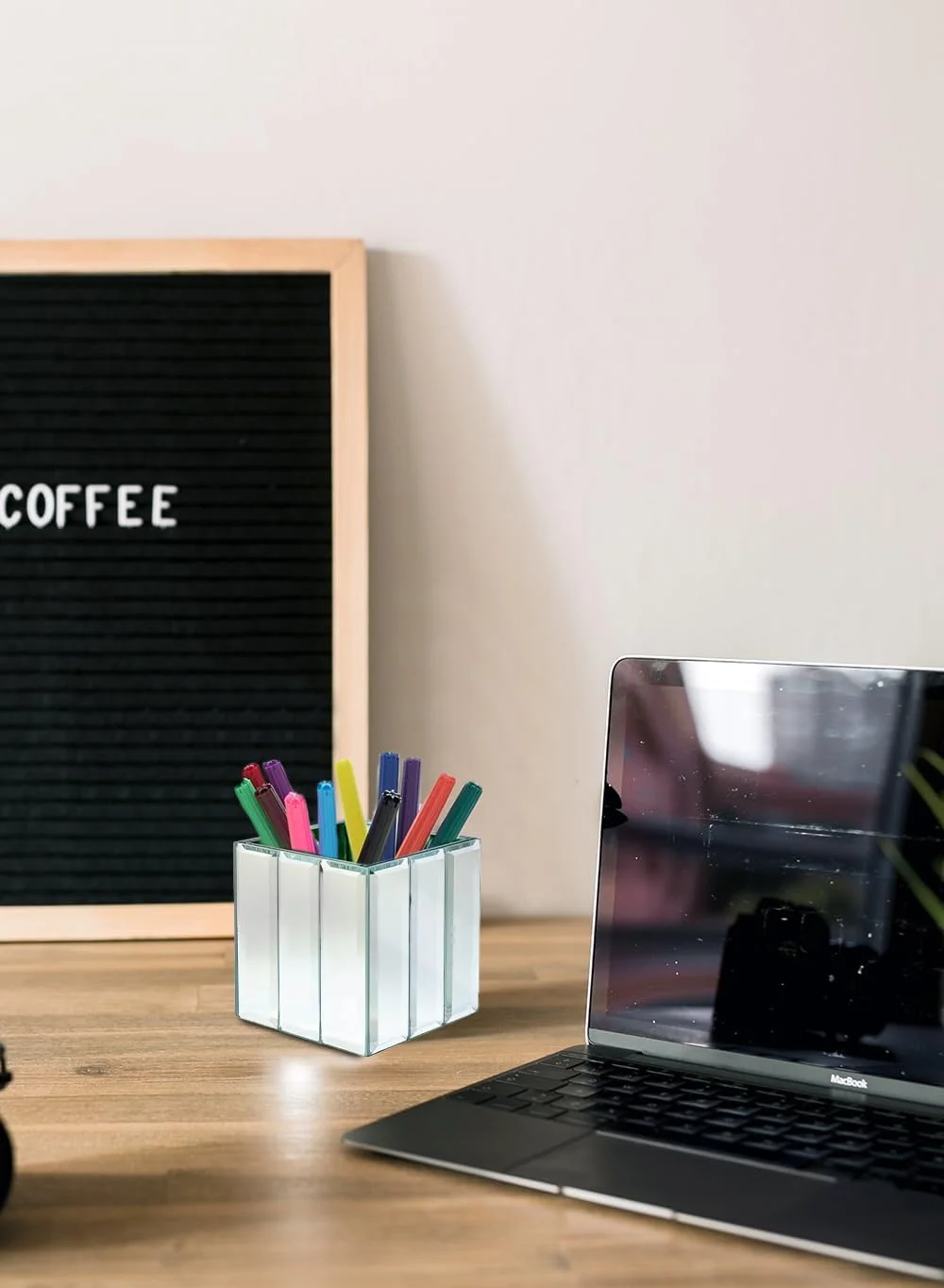 Small Gatsby Mirror Cube Vase – Art Deco Inspired Glass Vase With Mirror Finish, Measures 4” Cube