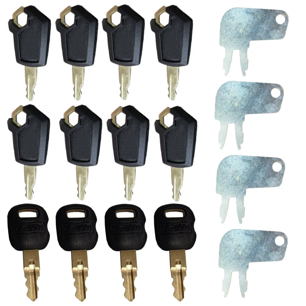 RAParts Sixteen (16) New Master Ignition Keys Fits Caterpillar Heavy Equipment