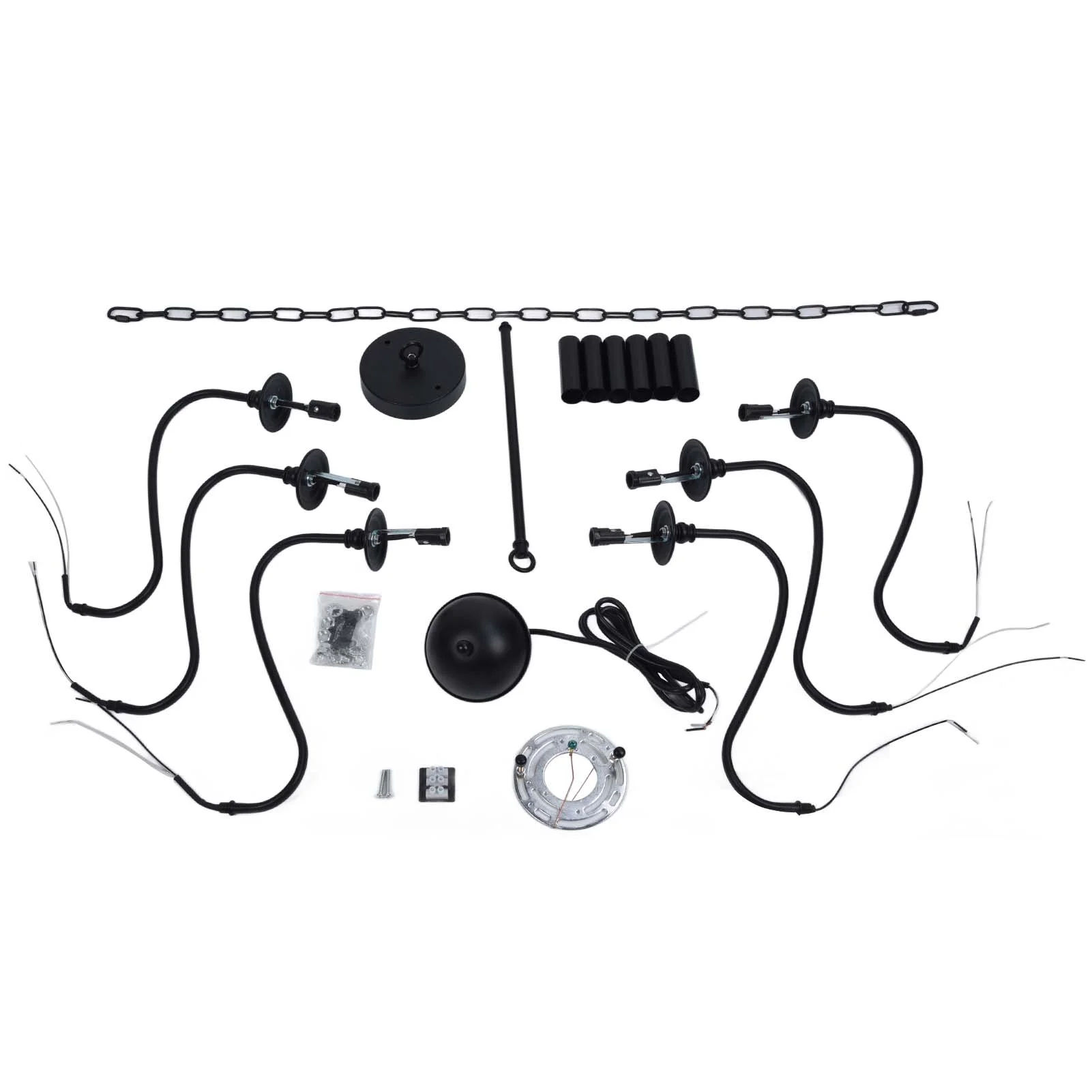 6 Light Vintage Chandeliers Nordic Modern Style Candle Style Chandelier for Living Room Dining Room Farmhouse 85?265V