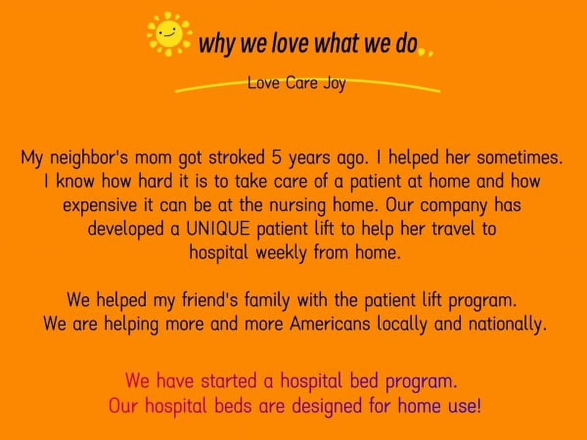 DoudouX 3 Function Full Electric Hospital Beds with Aluminum Rails, 4.72