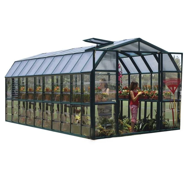 Palram - Canopia  8 x 20 ft. Prestige 2 Greenhouse - Clear