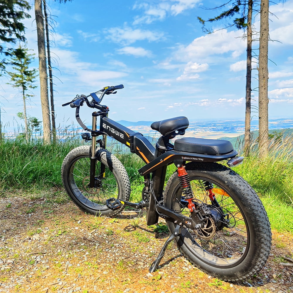 ENGWE Electric Bike,All-terrain Bike 24in 1000w 8 Speed 31mph 24x4.0 Snow Speed E-bike Maximum 24x4.0 Snow Fat 19.2ah 1000w 8 Maximum Speed 31mph Speed 31mph 24x4.0 8 Speed E-bike 48v 19.2ah 1000w