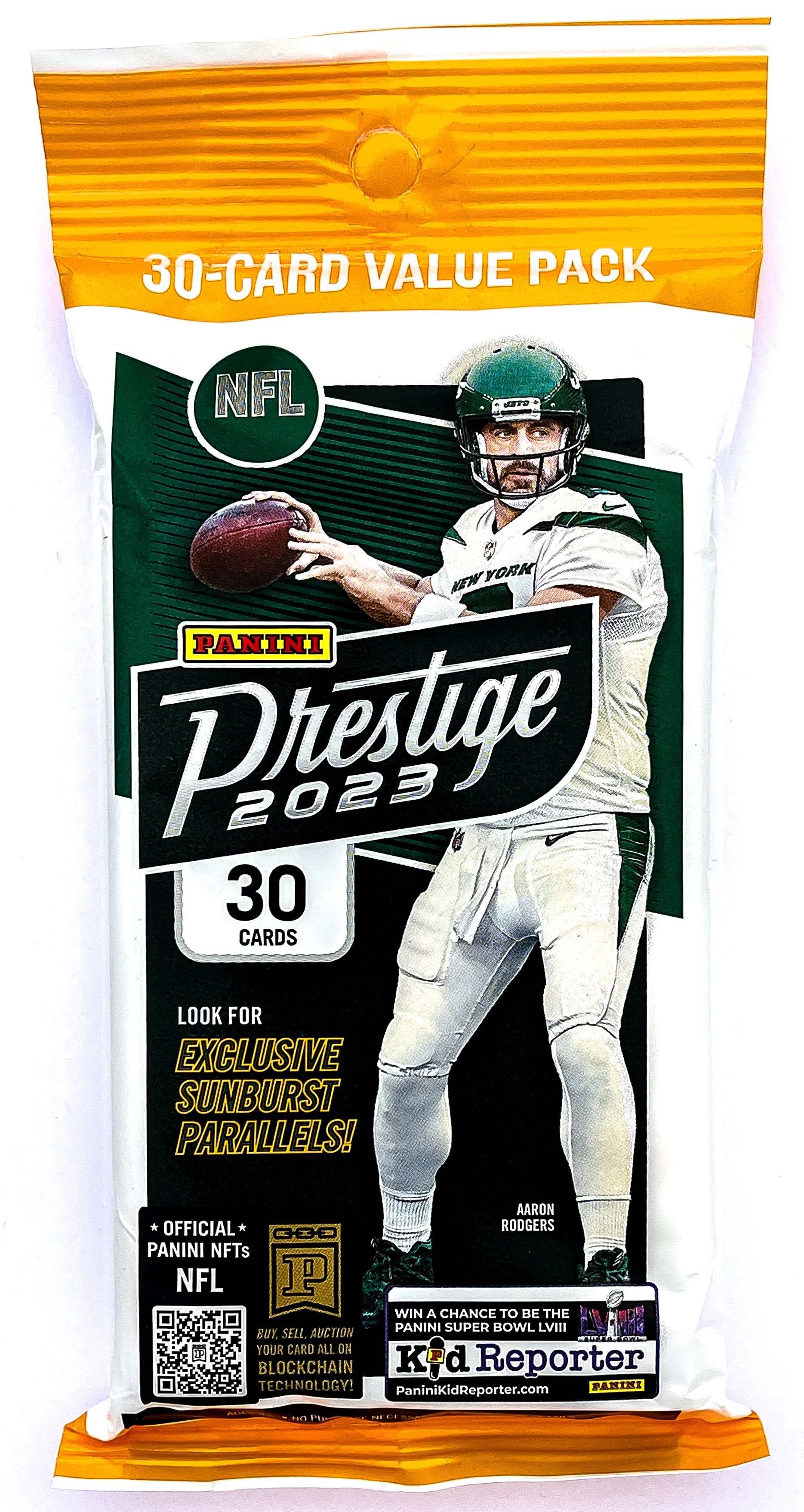 2023 Panini Prestige Football Trading Cards Jumbo Value Pack | 30 Cards