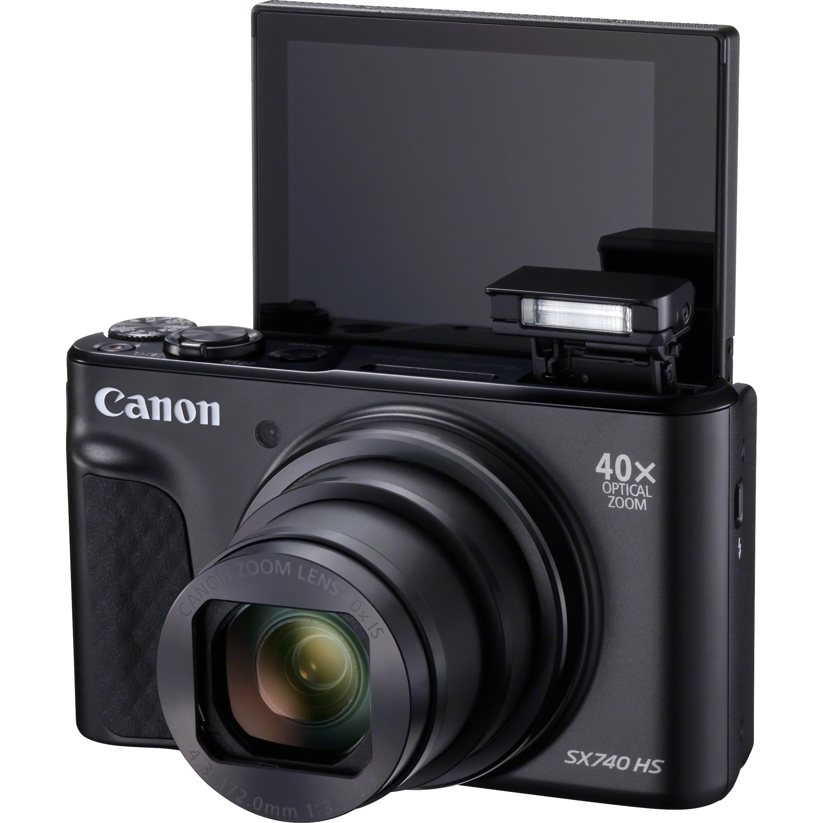 Canon PowerShot SX740 HS 20.3 Megapixel Compact Camera, Black