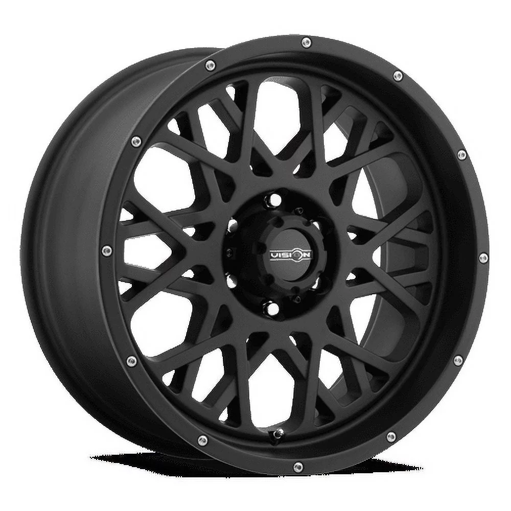 20x10 Vision 412 Rocker Satin Black Wheel 6x135 (-25mm)