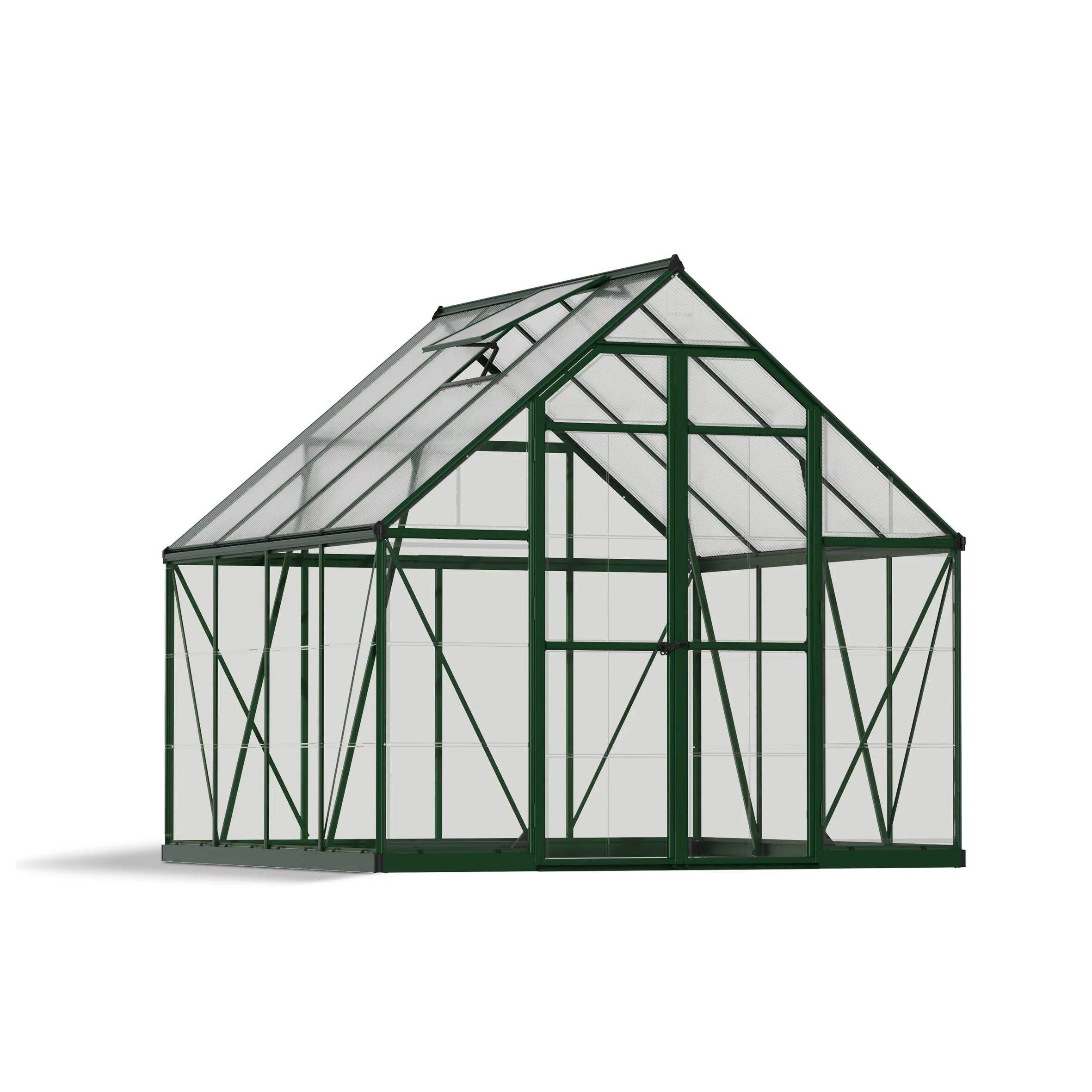 Palram - Canopia  8 x 8 ft. Canopia Balance Greenhouse, Green