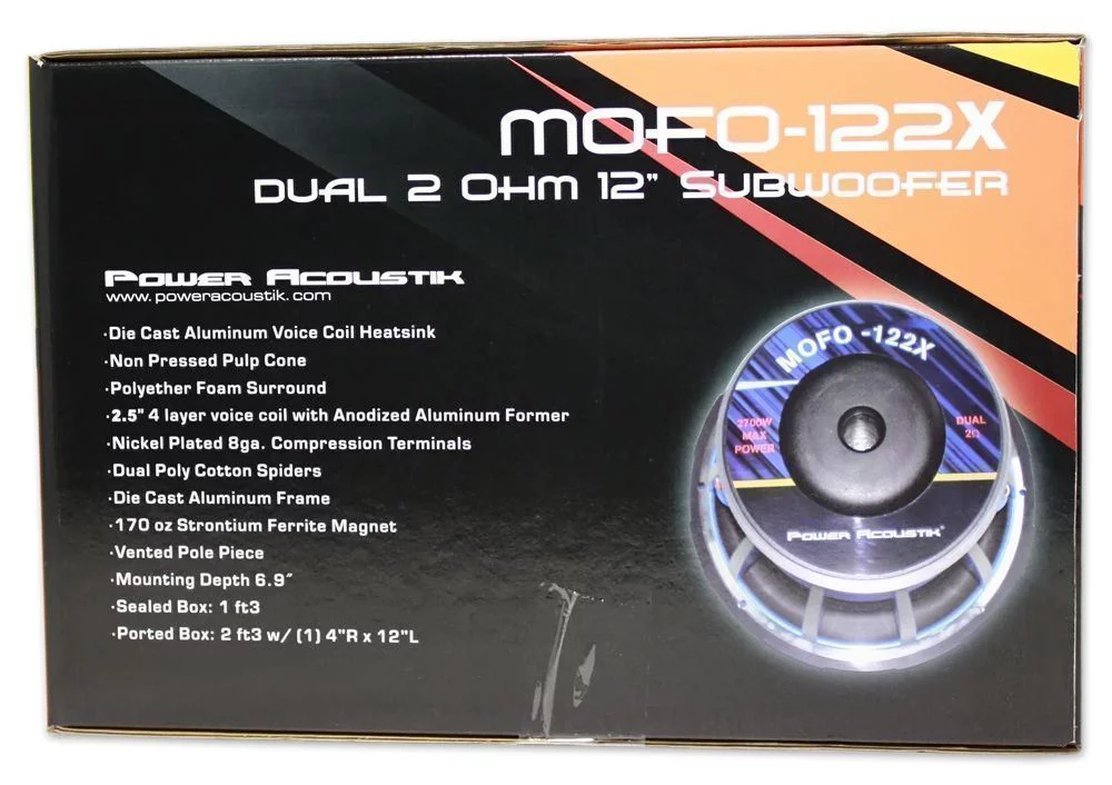 Power Acoustik MOFO-122X 12