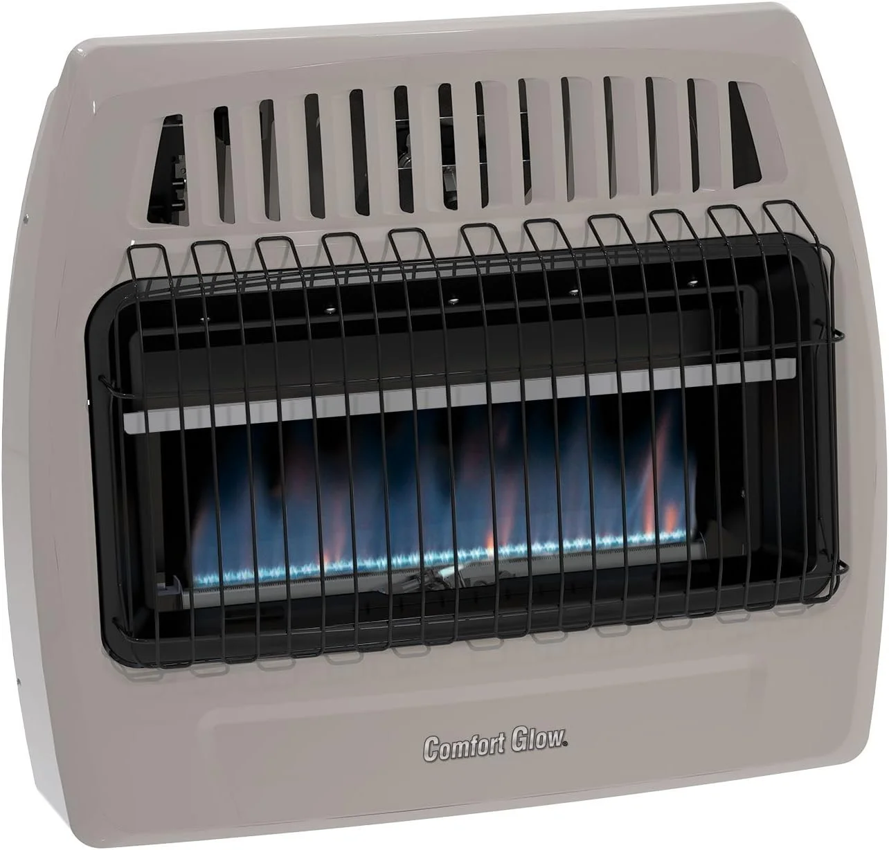 WORLD MKTG OF AMERICA/IMPORT CGS379 Dual Fuel Blue Flame Vent Wall Heater, 30,000 BTU, Beige