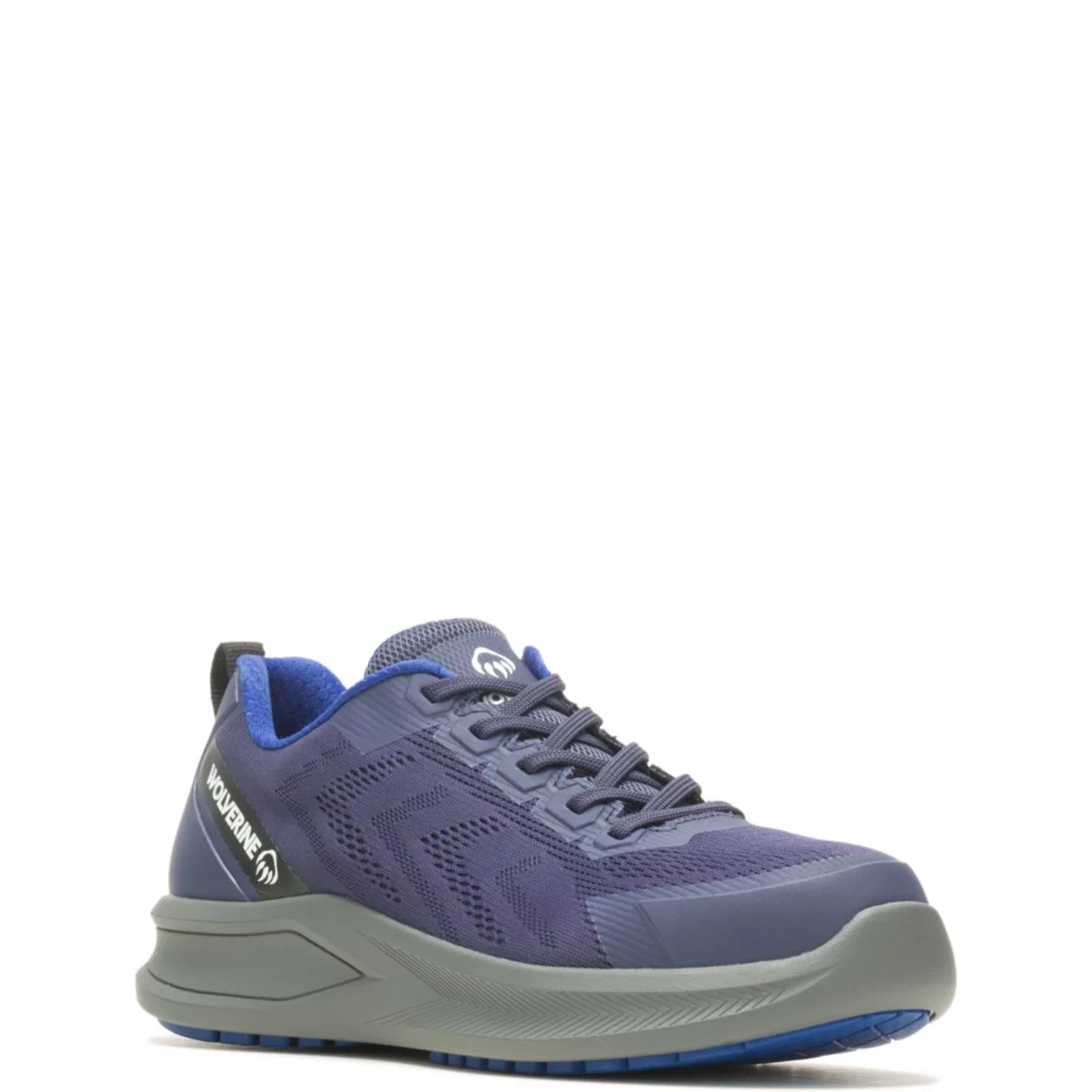 Wolverine Bolt DuraShocks Knit CarbonMax Work Shoe Men Navy