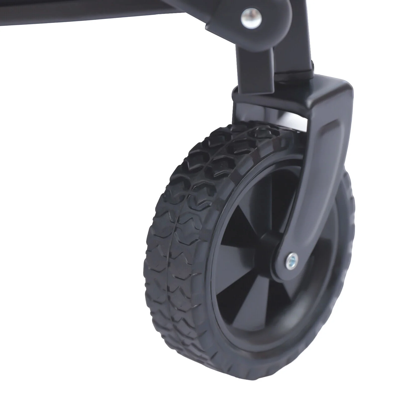 Heavy Duty Foldable Folding Trolley Beach Camping Festival Cart 4 Wheels Wagon New