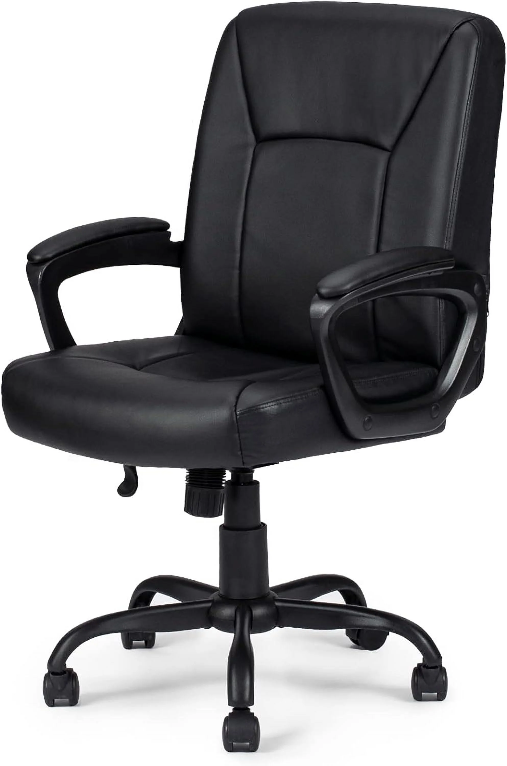 TJUNBOLIFE   Black Lux Office Chair