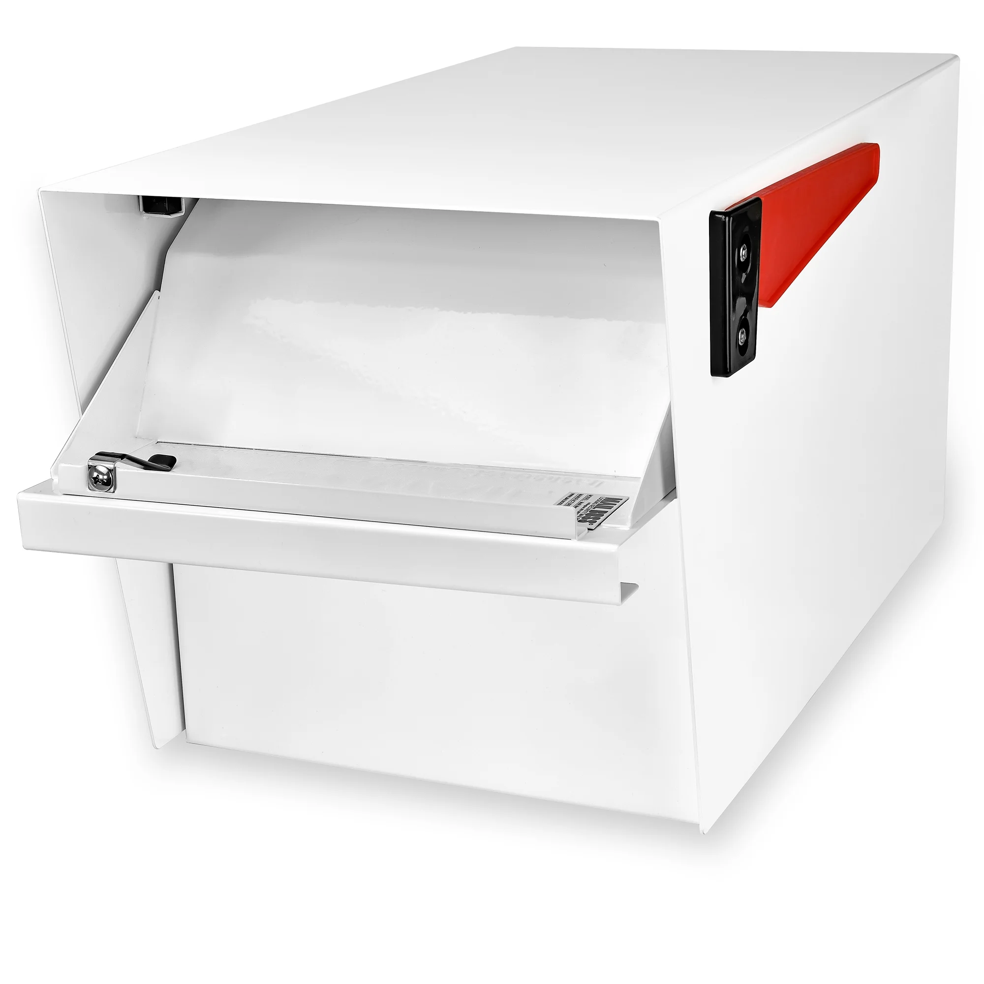 Mail Boss Mail Manager Locking Security Mailbox, Alpine White