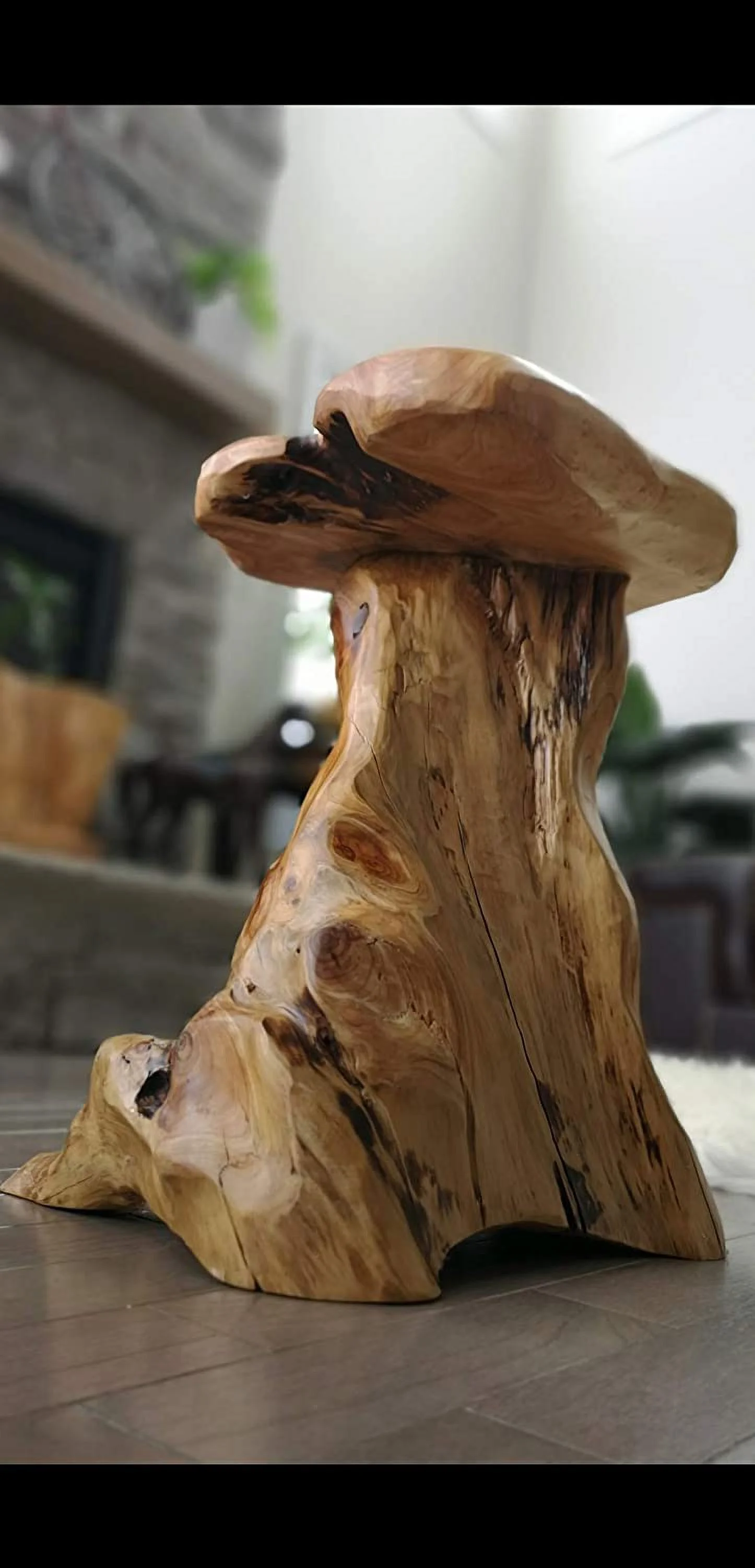 TQNJYGX Cedar Wood Potted Plant Stand Garden Pots Containers Vase Fishbowl Wooden Stand Tall H20.5